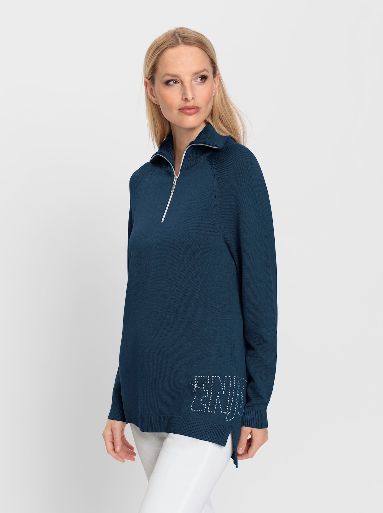 heine Pull - bleu foncé