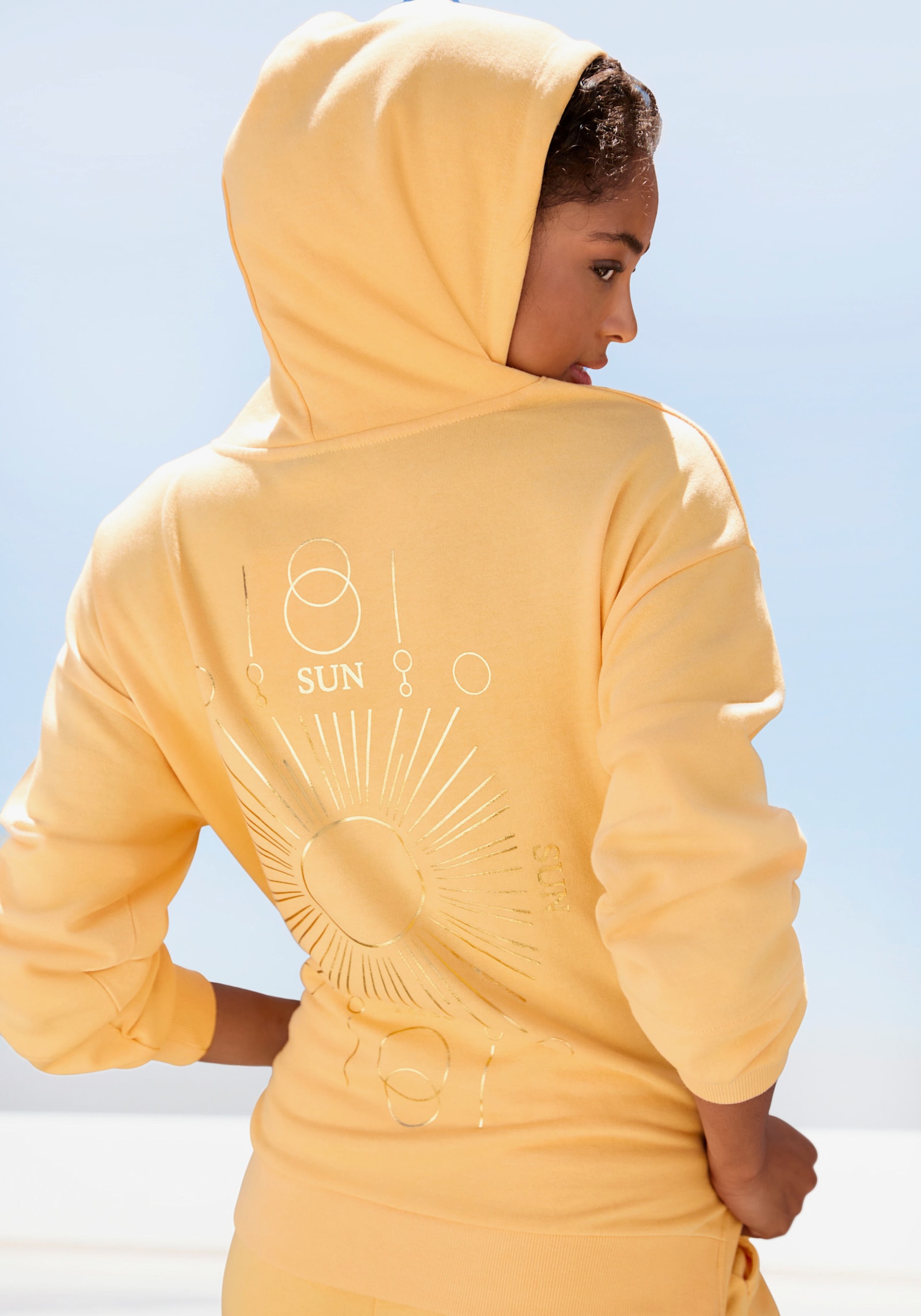 Buffalo Sweat à capuche - jaune