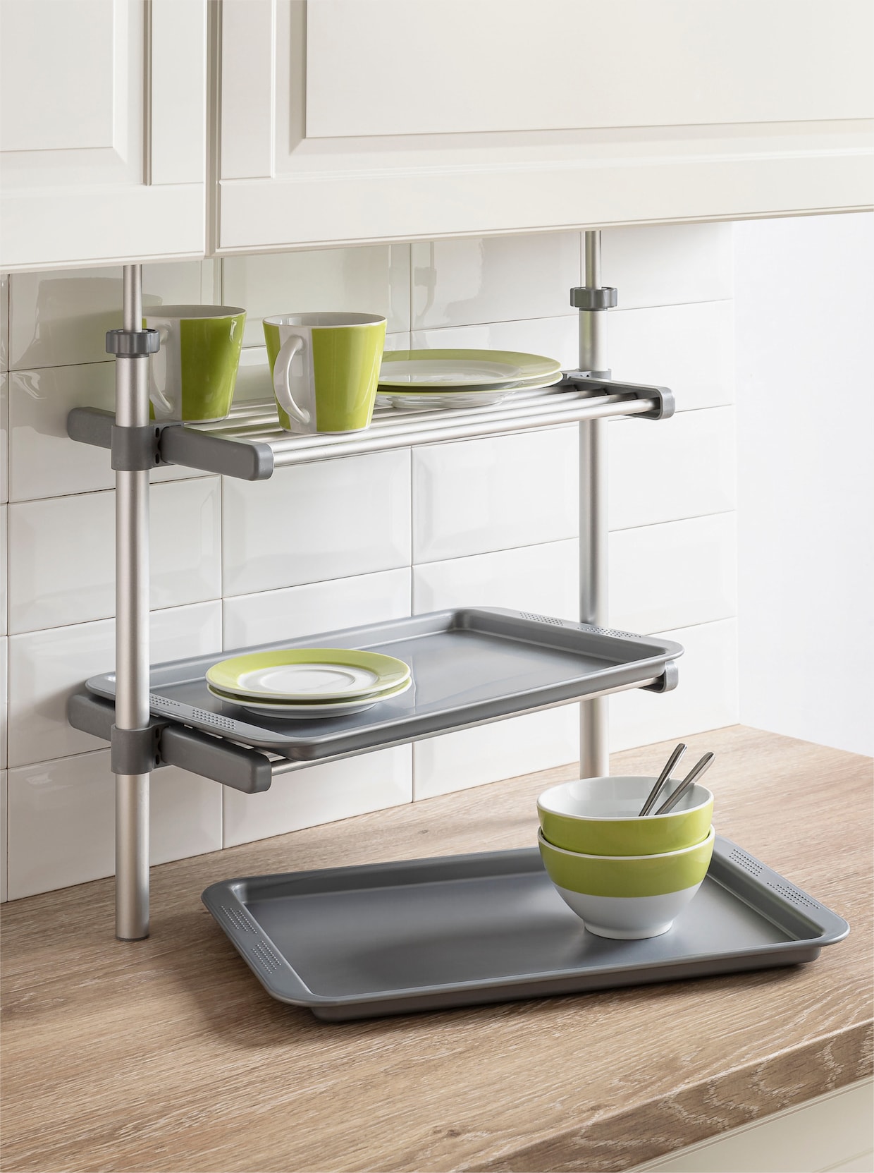 heine home Keukenrek - zilverkleurig/grijs