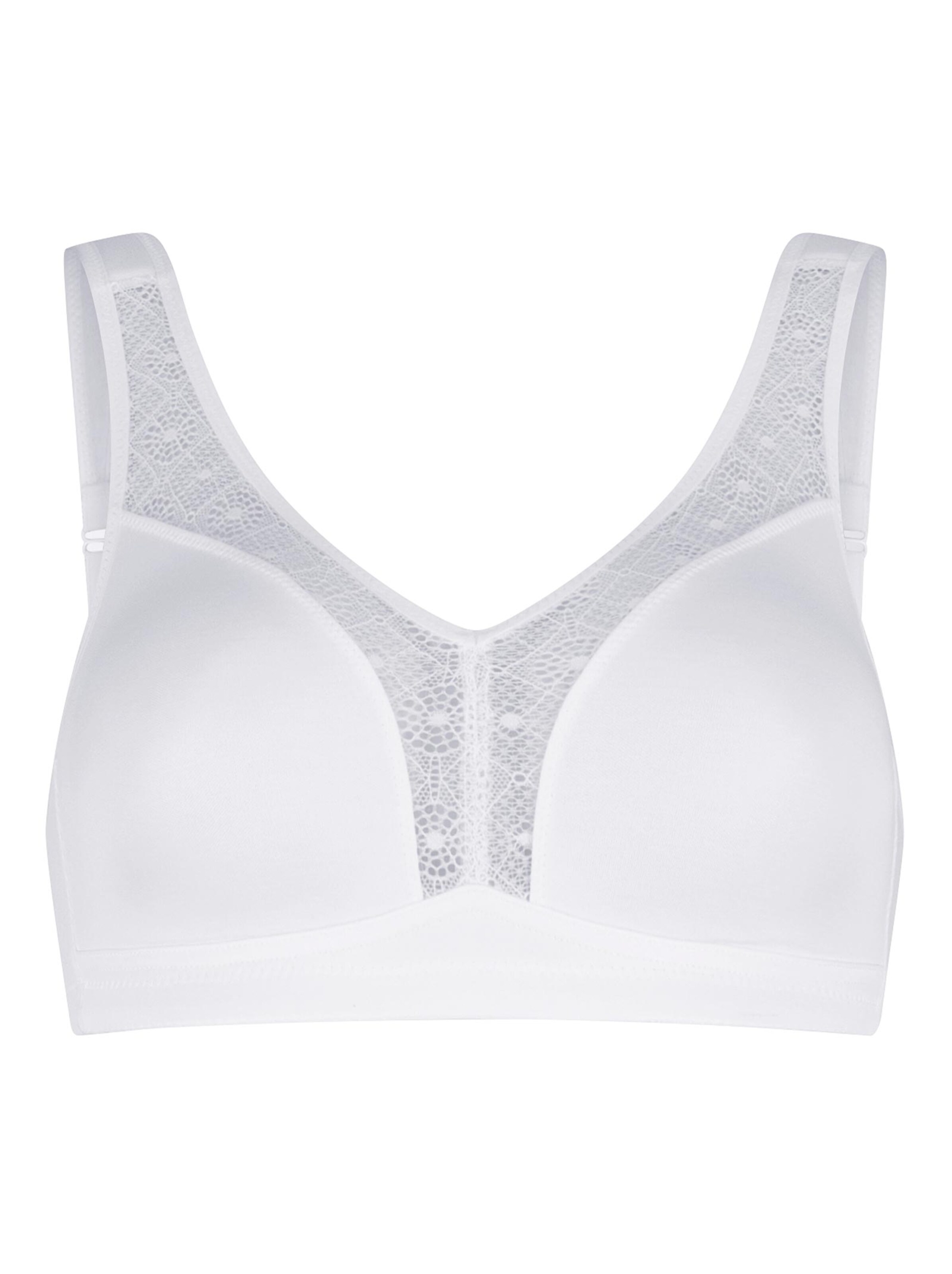 wäschepur BH ohne Bügel - weiß