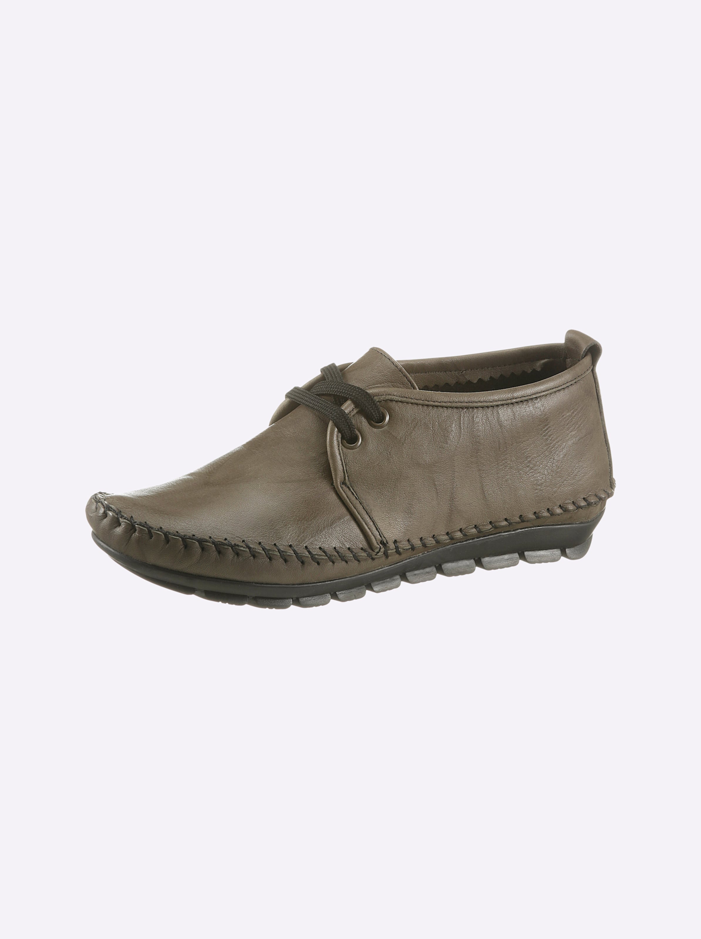 Witt Damen Schnürschuh, khaki