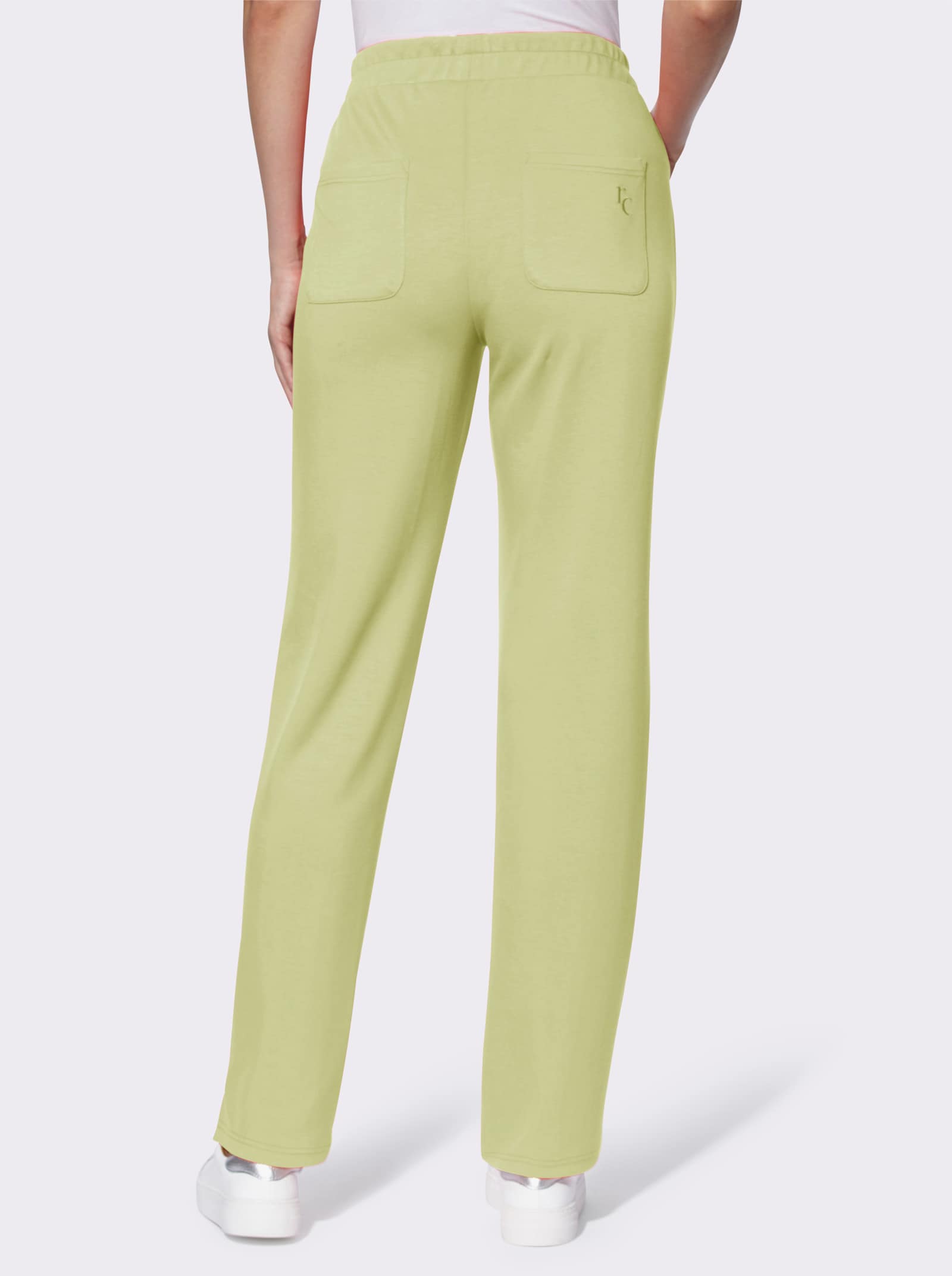 heine Sweathose mit seidig-mattem Glanz - pistazie