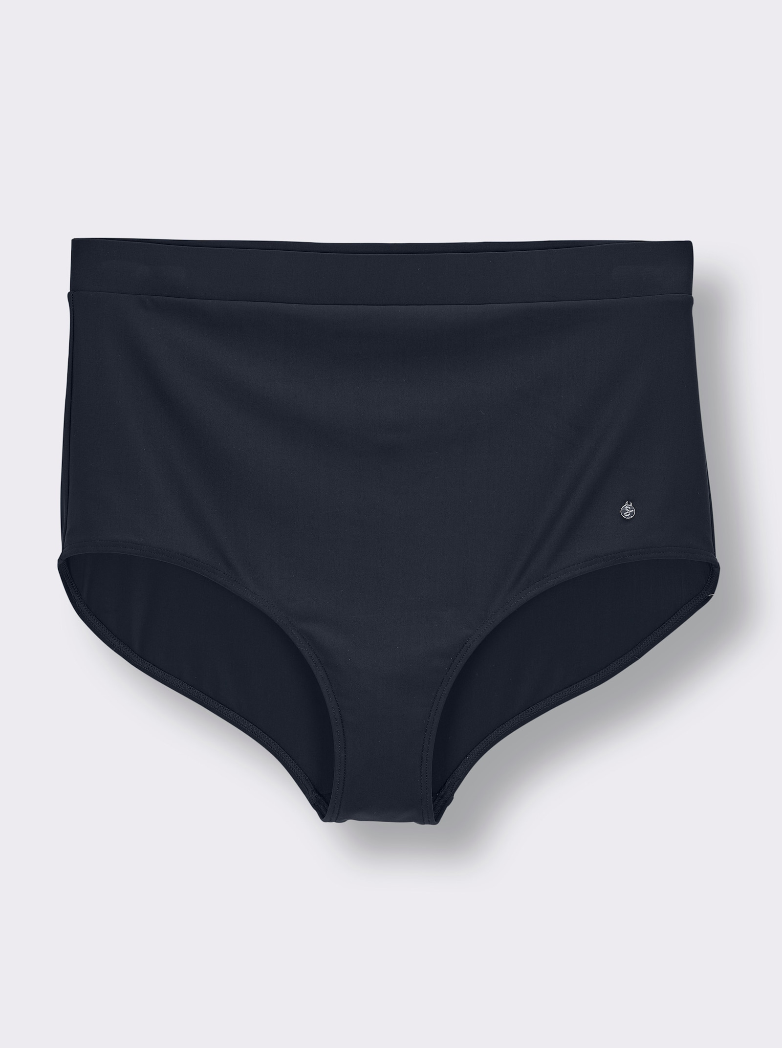 sheego Bikini-Hose in High-Waist-Form, mit Shaping-Effekt - tiefblau