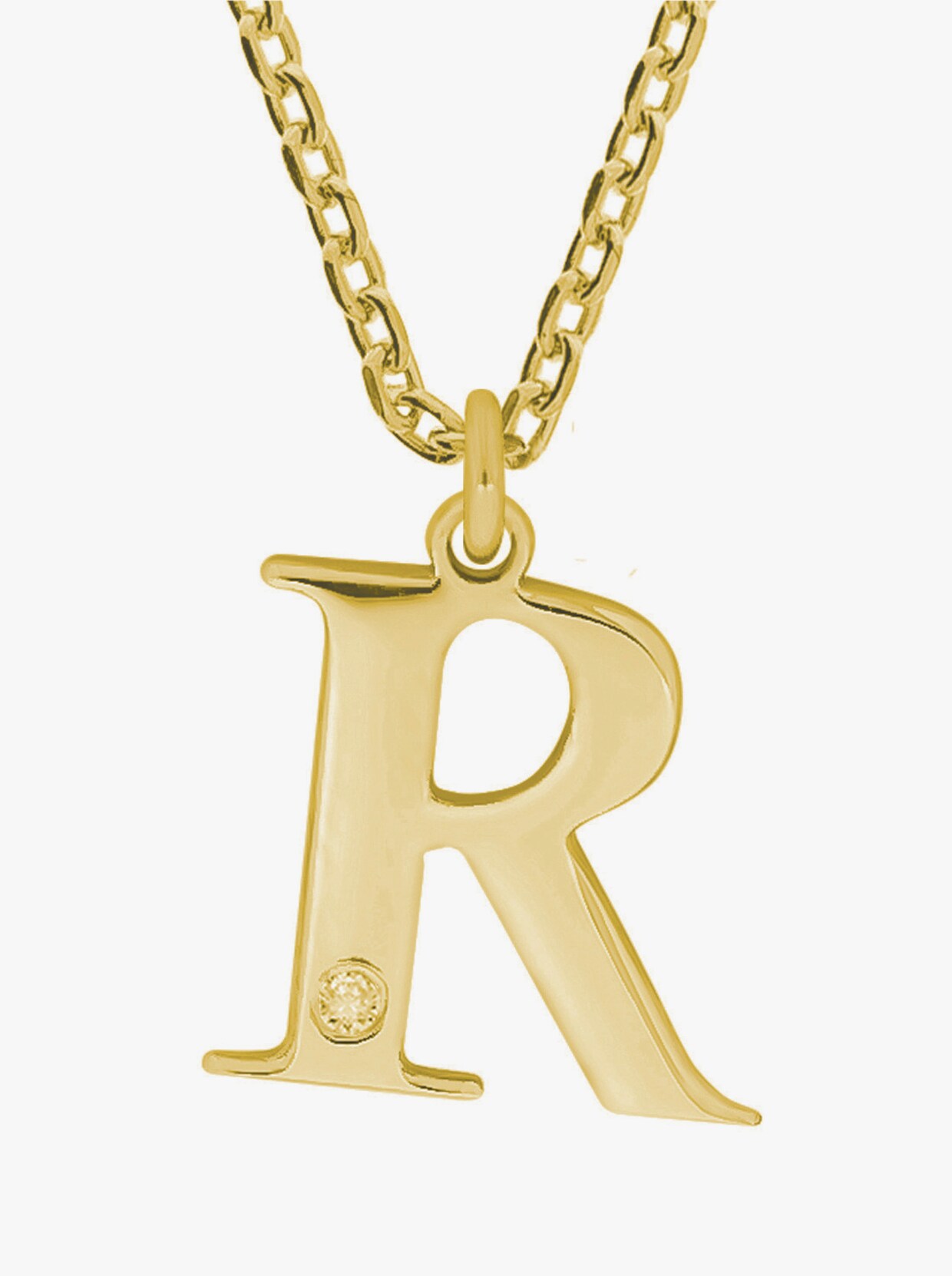 Anhänger mit Kette - Silber vergoldet 925