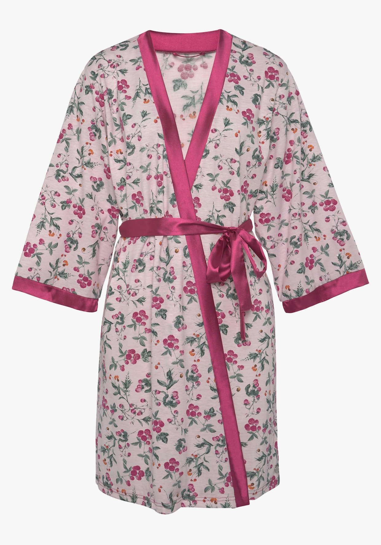 LASCANA Kimono - vieux rose imprimé