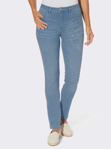 Jeans - blue-bleached