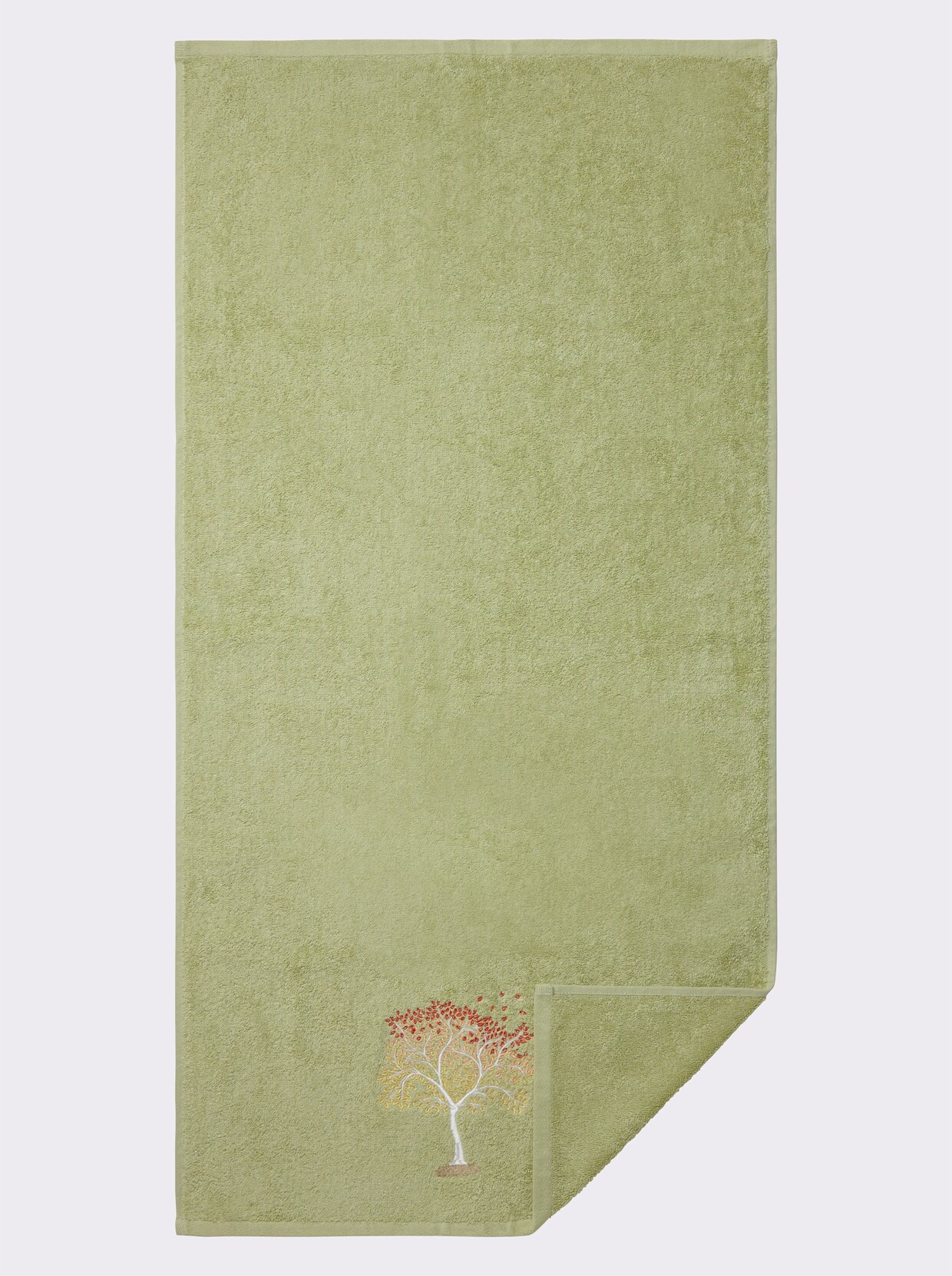 wäschepur Handdoek - lindegroen