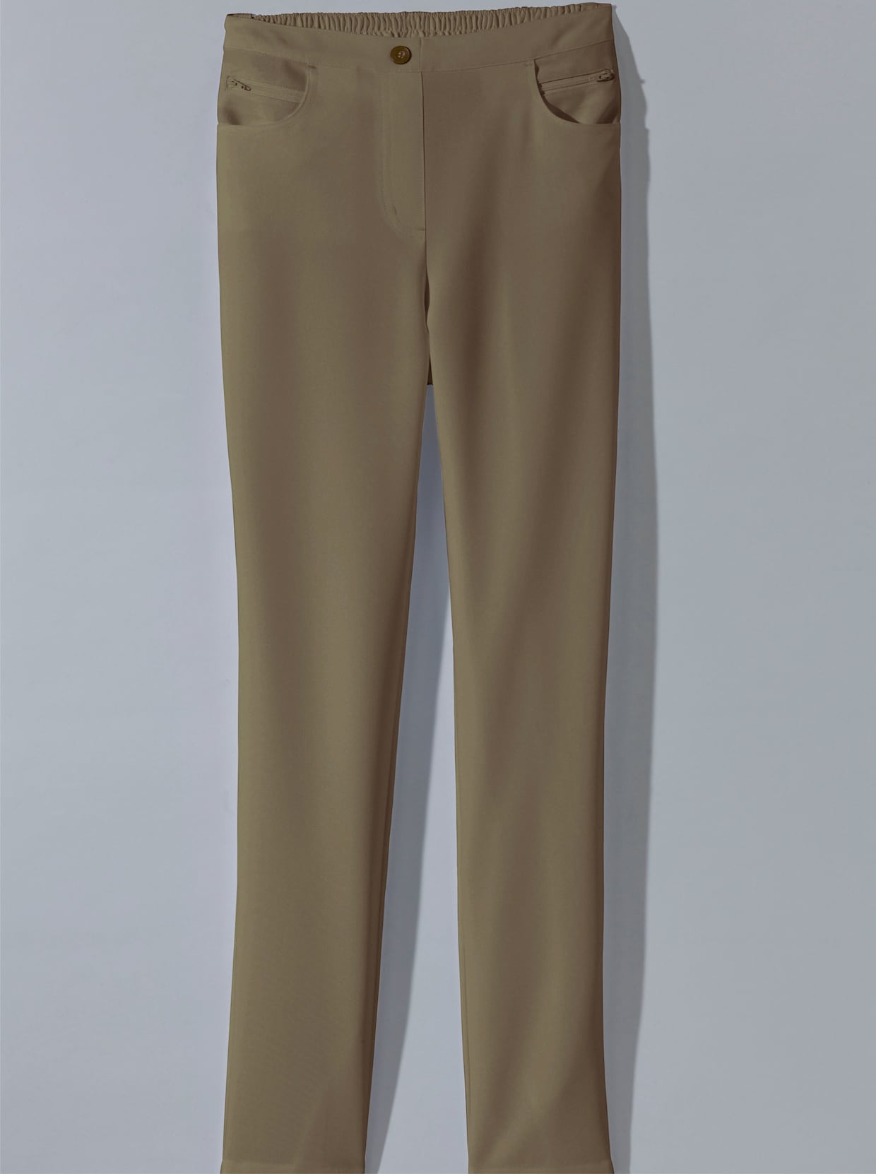 Bengalinhose mit Zierreißverschlüssen - khaki