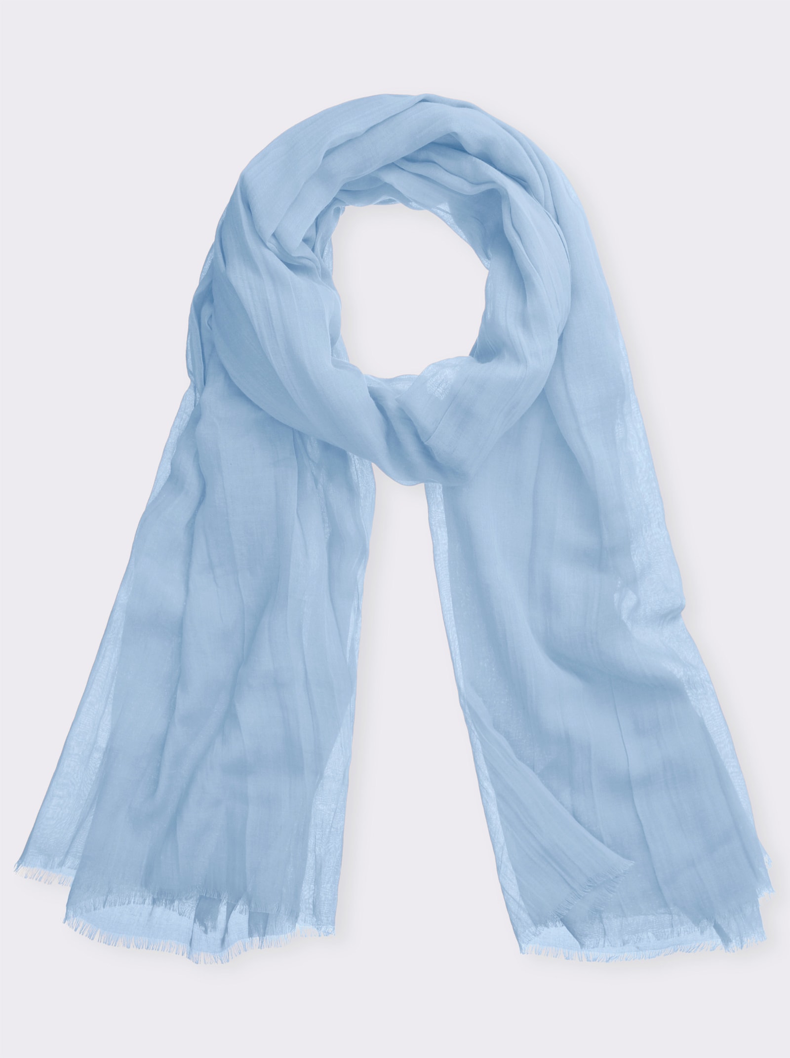 heine Schal - hellblau