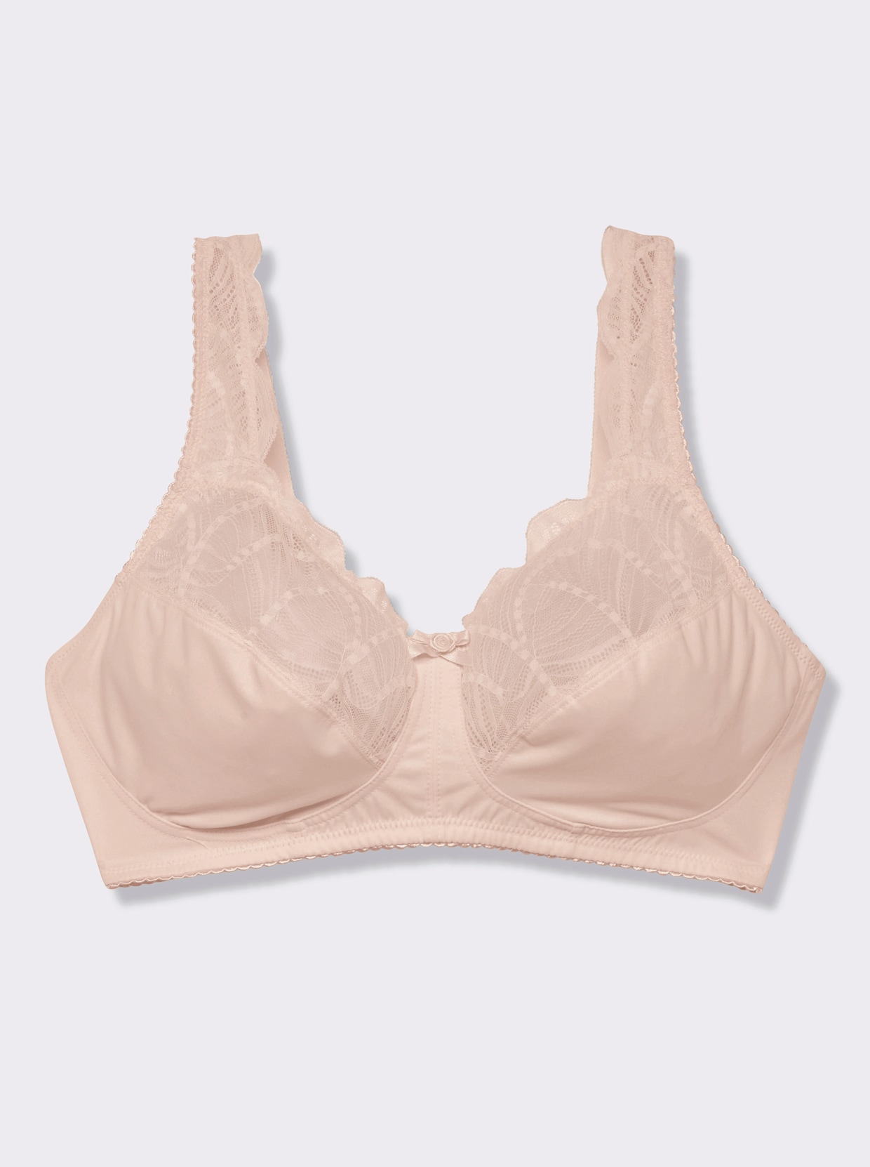 wäschepur BH ohne Bügel - puder