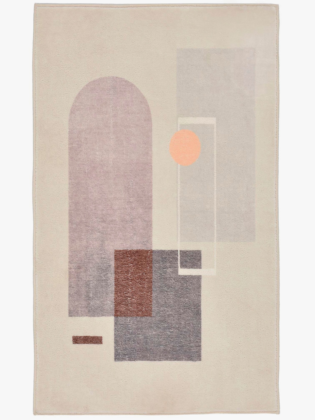 Theko Badematte - grau-bedruckt