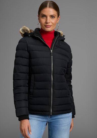 Steppjacke - schwarz