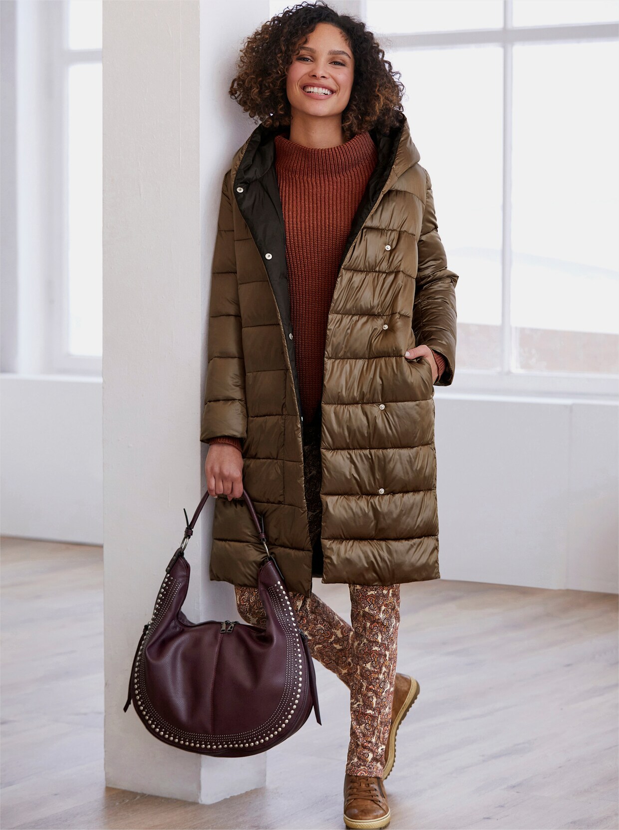 heine Steppjacke - ocker