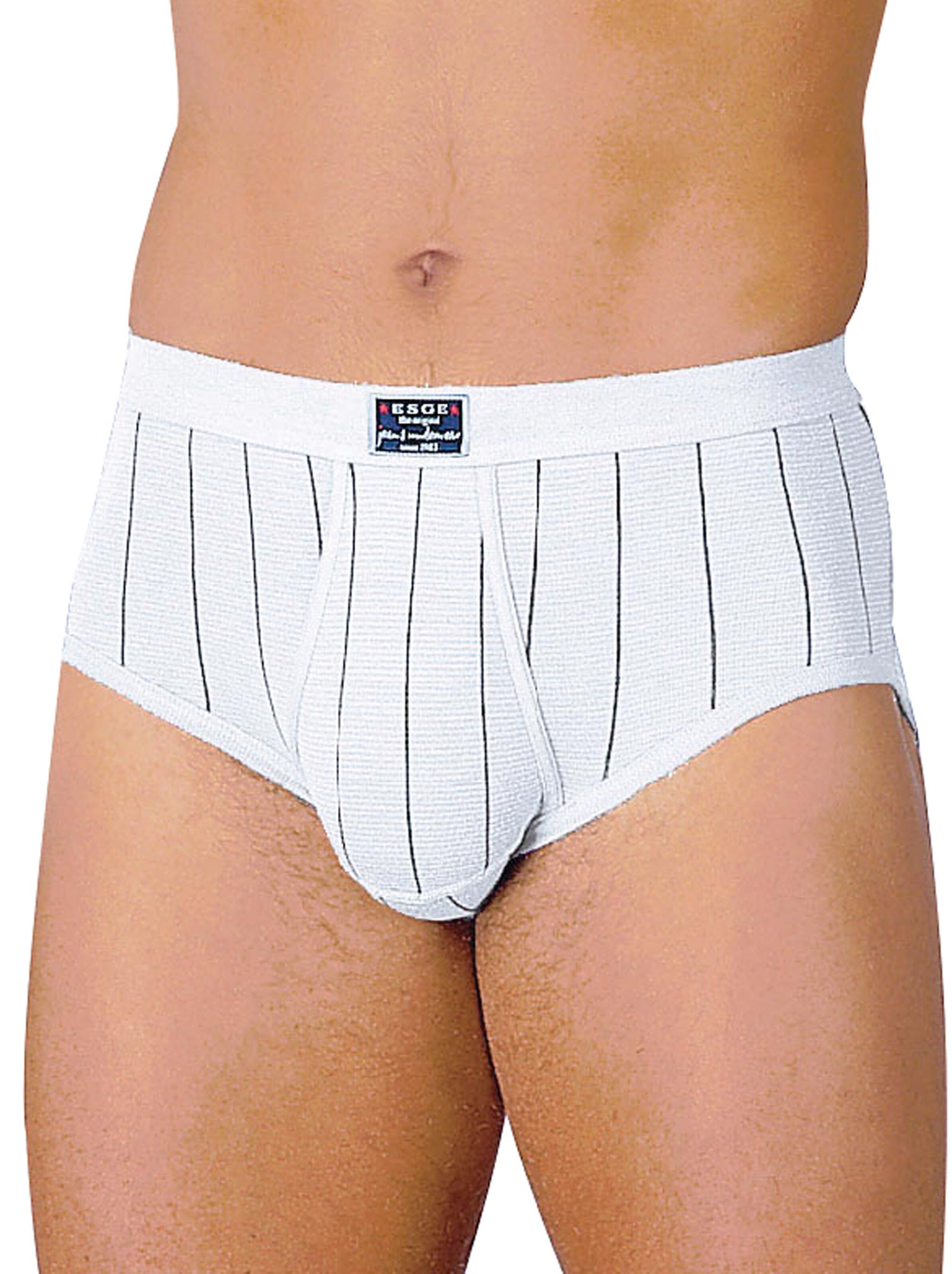 Slip - weiß-gestreift