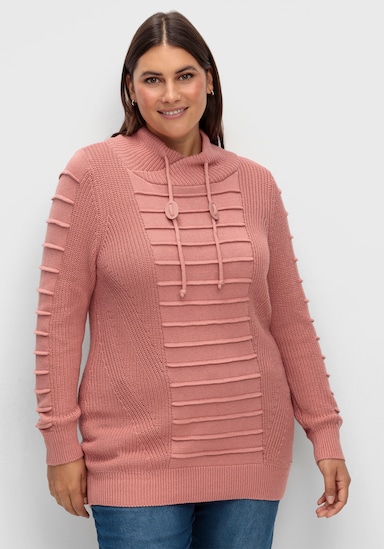 Longpullover - rosenholz
