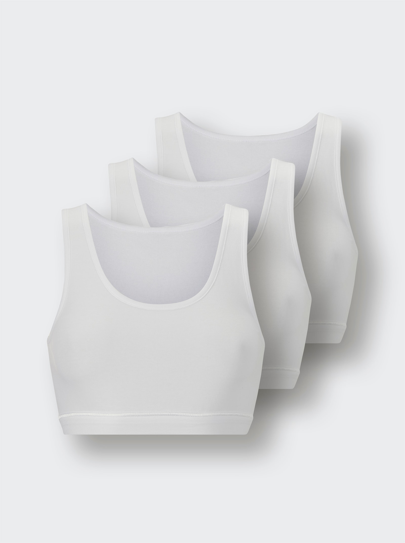 wäschepur Bustier mit breitem Unterbrustband - weiß