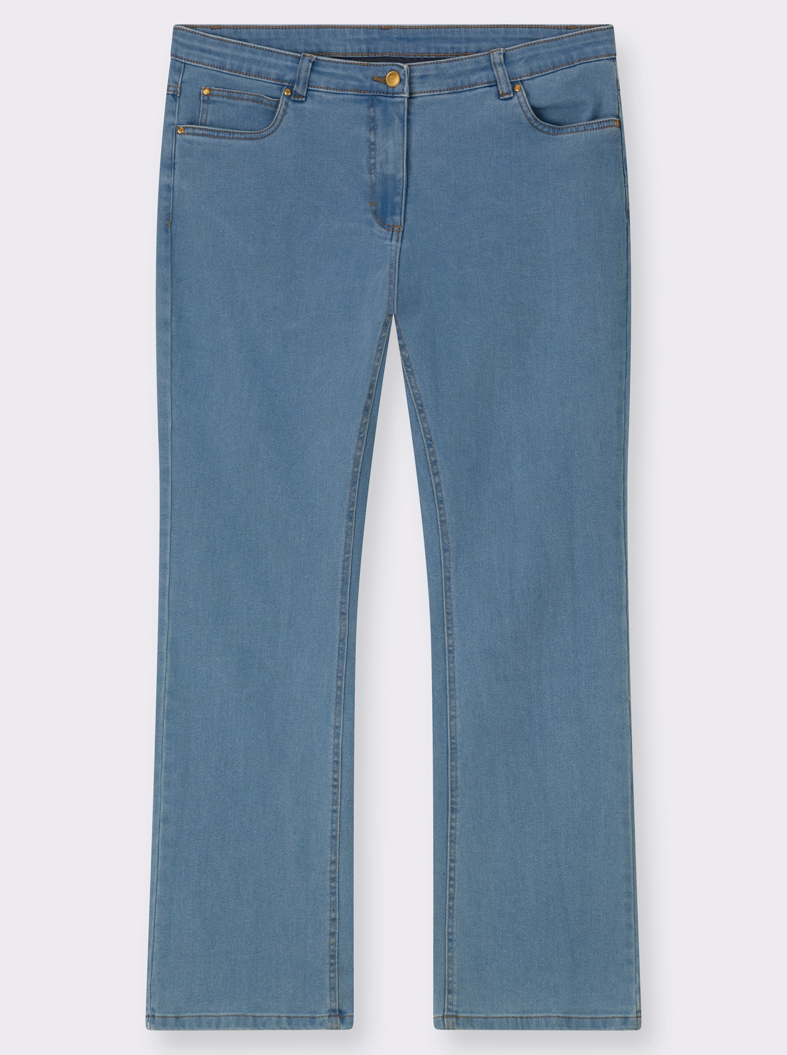  Bootcut-Jeans im 5-Pocket-Stil - blue-bleached
