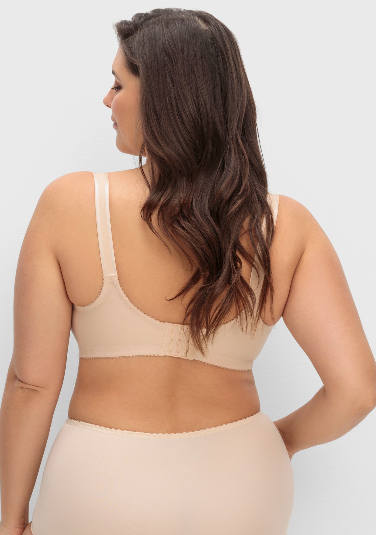Miss Mary BH ohne Bügel mit vorne verstellbaren Trägern - beige