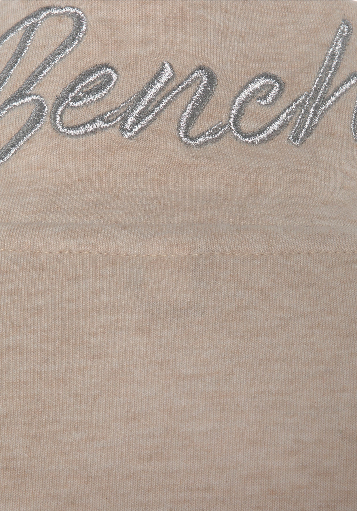 Sweatjacke - beige meliert