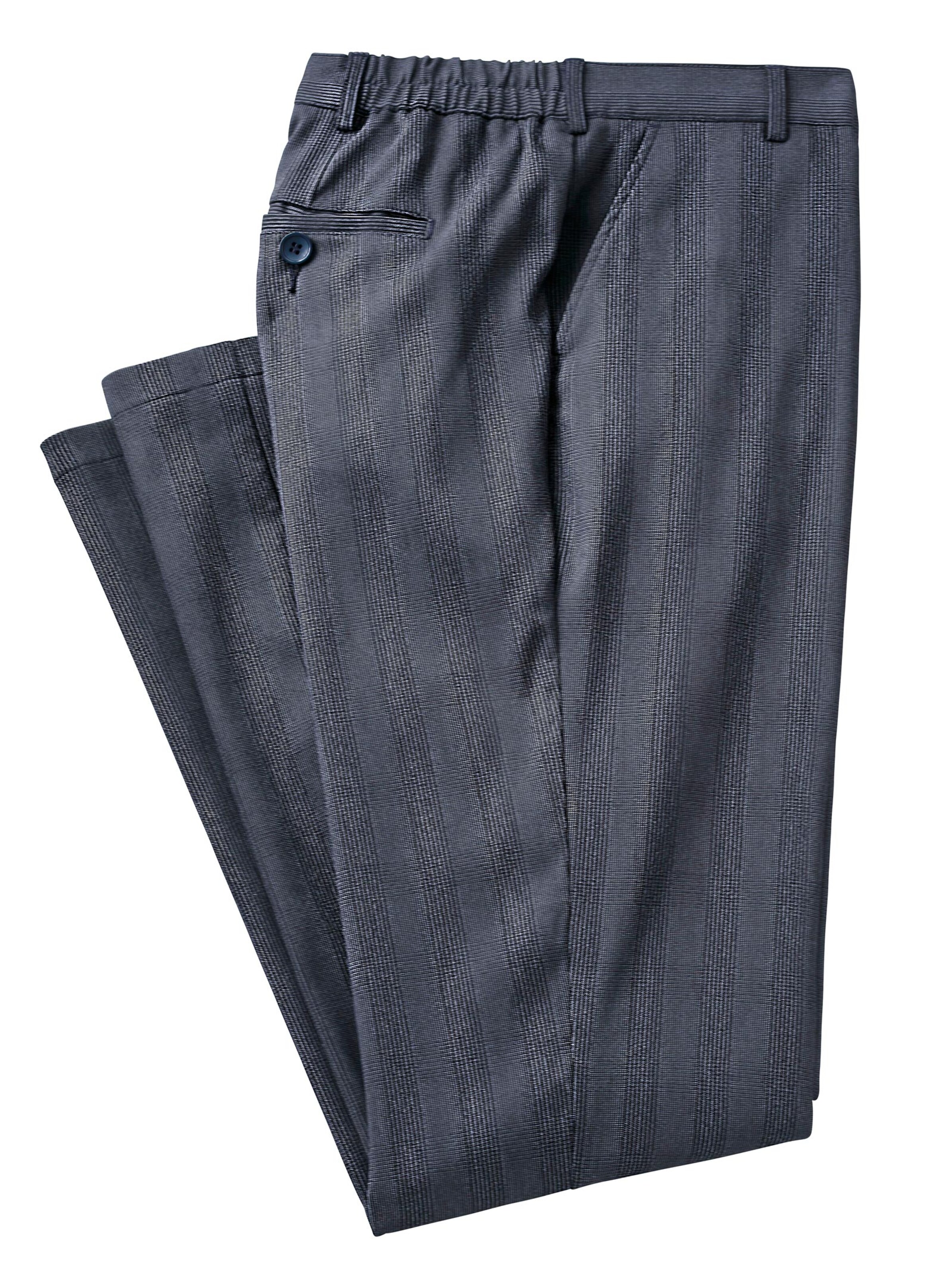 Hose - anthrazit-kariert