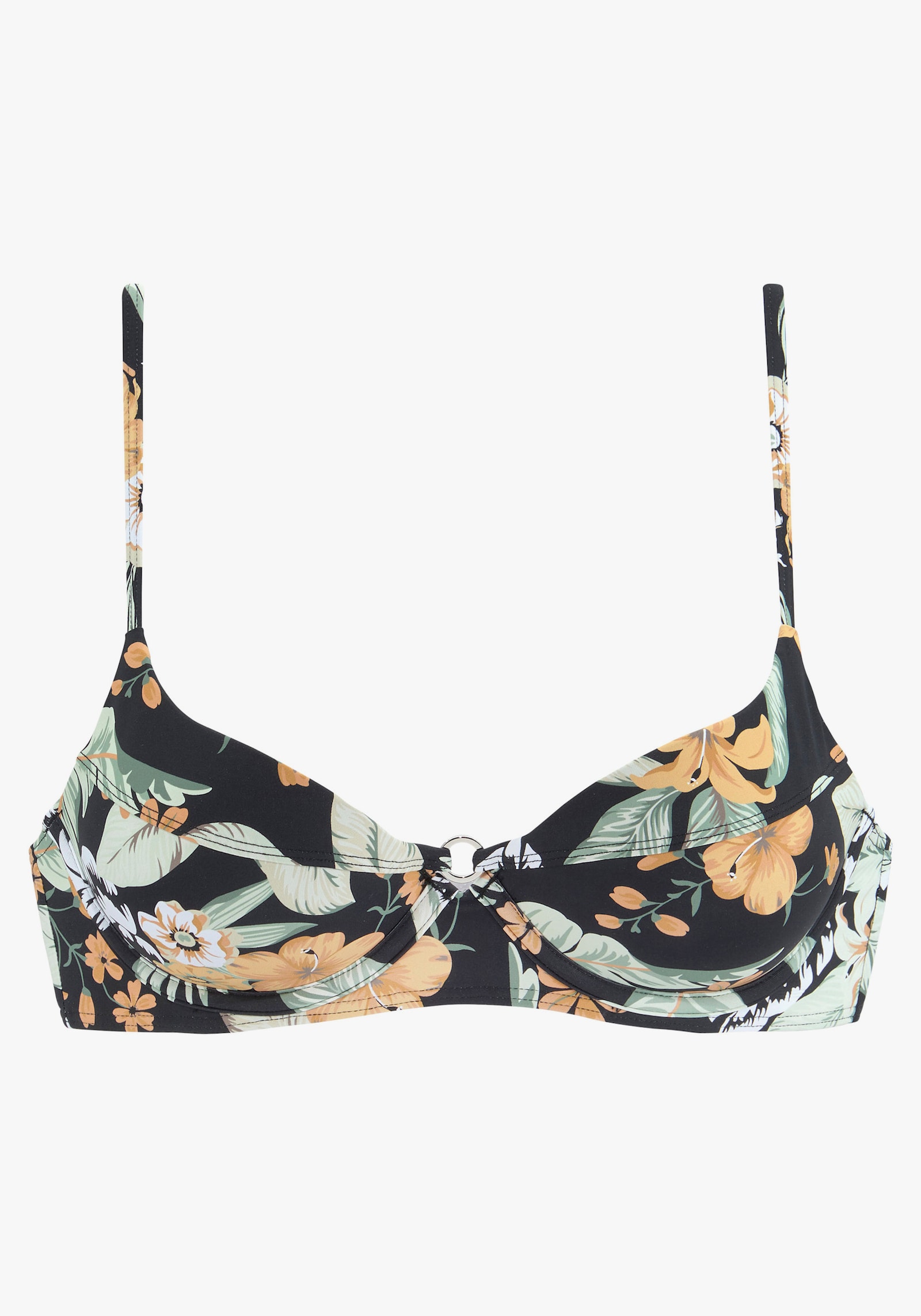 Sunseeker Bügel-Bikini-Top - schwarz-bedruckt