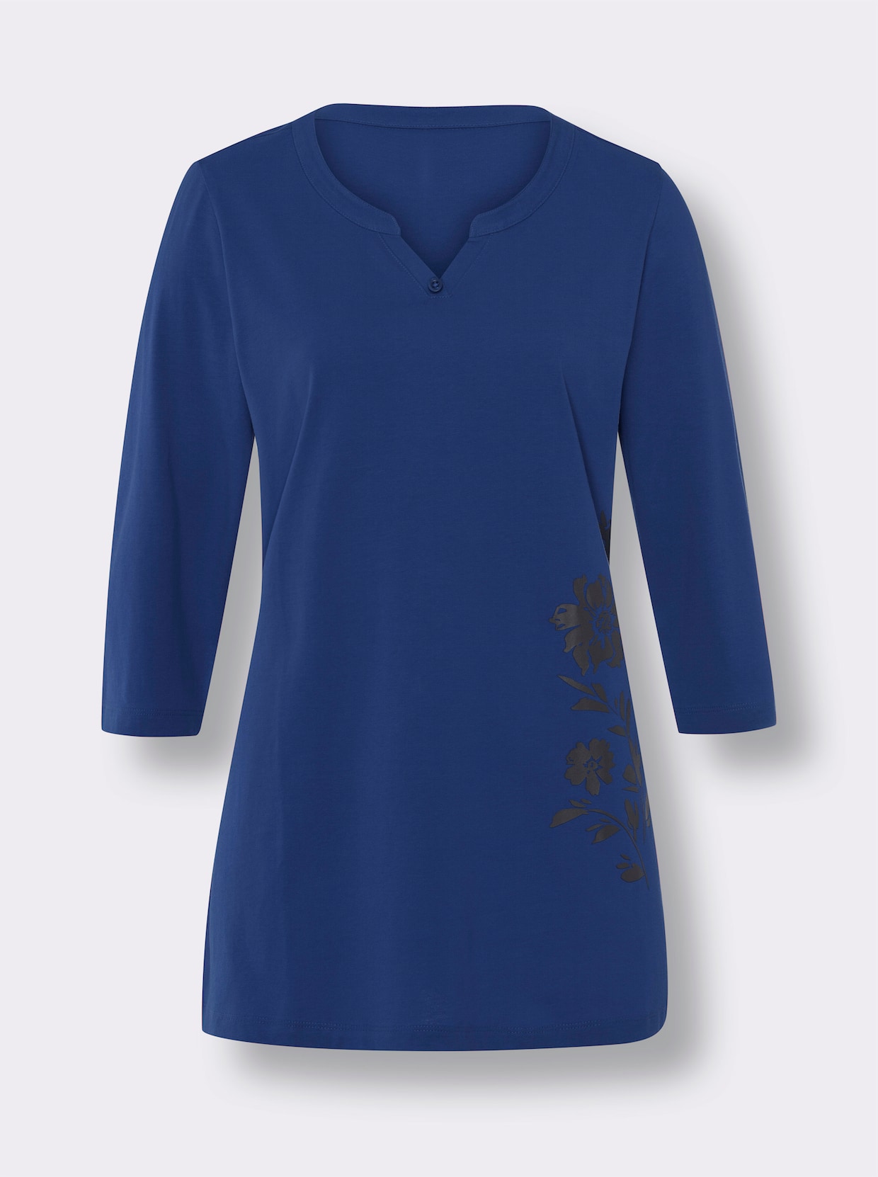 Dlouhé tričko - královská modrá