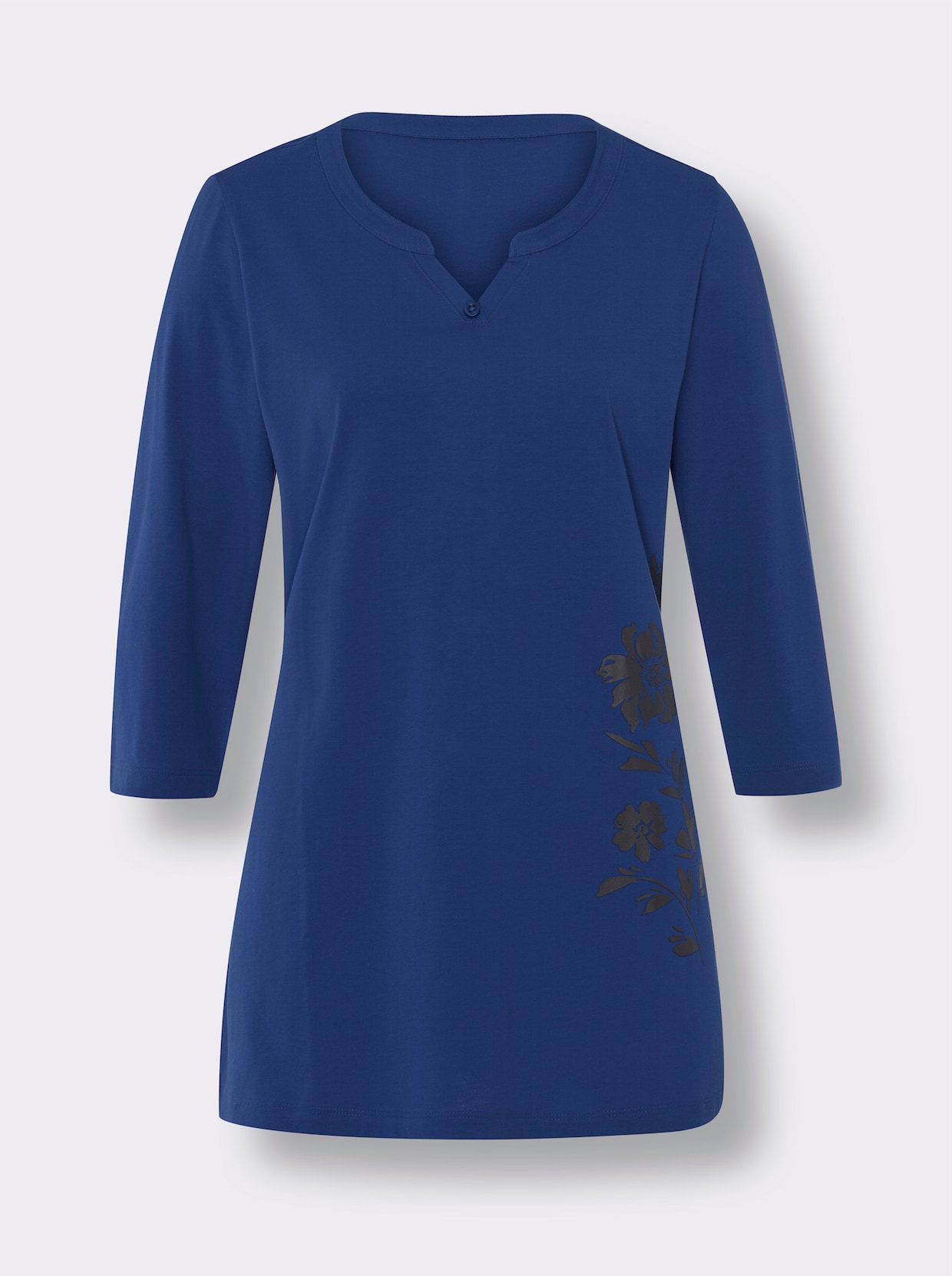 Longshirt - royalblau