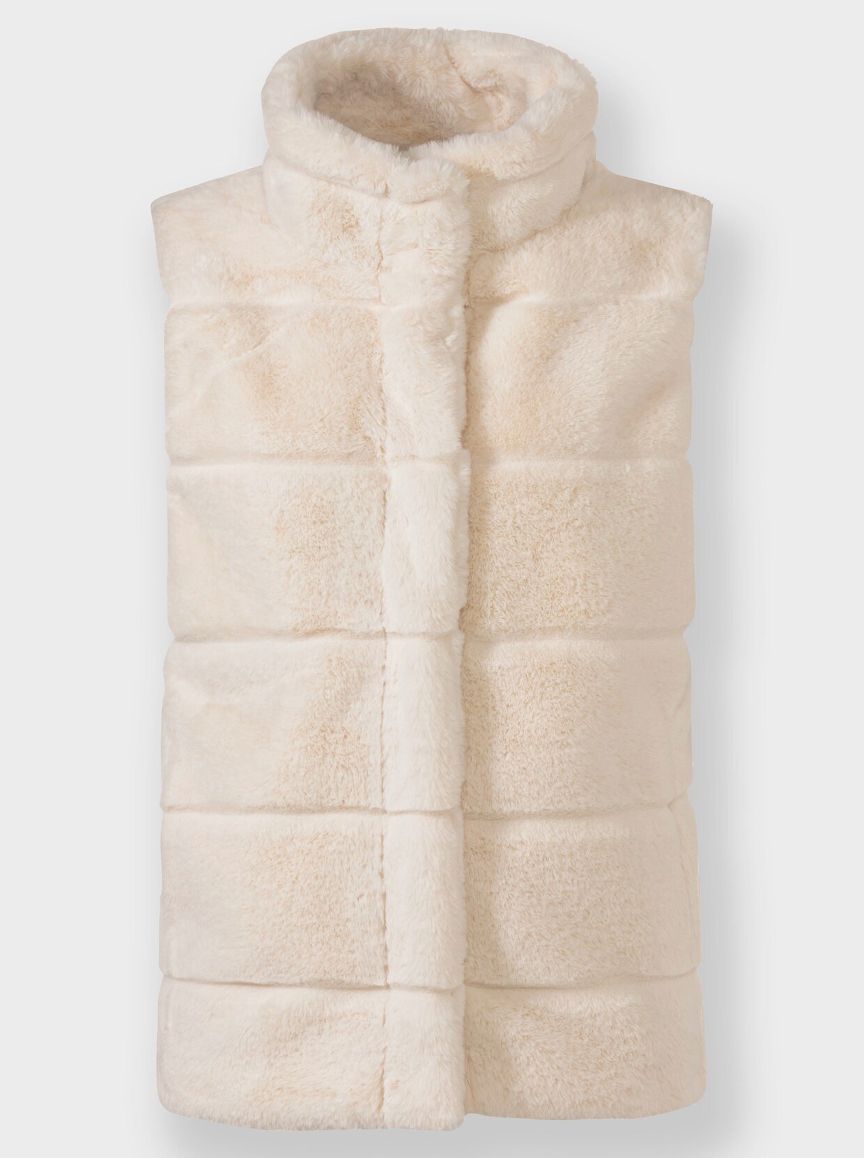 heine Gilet van imitatiebont - champagne