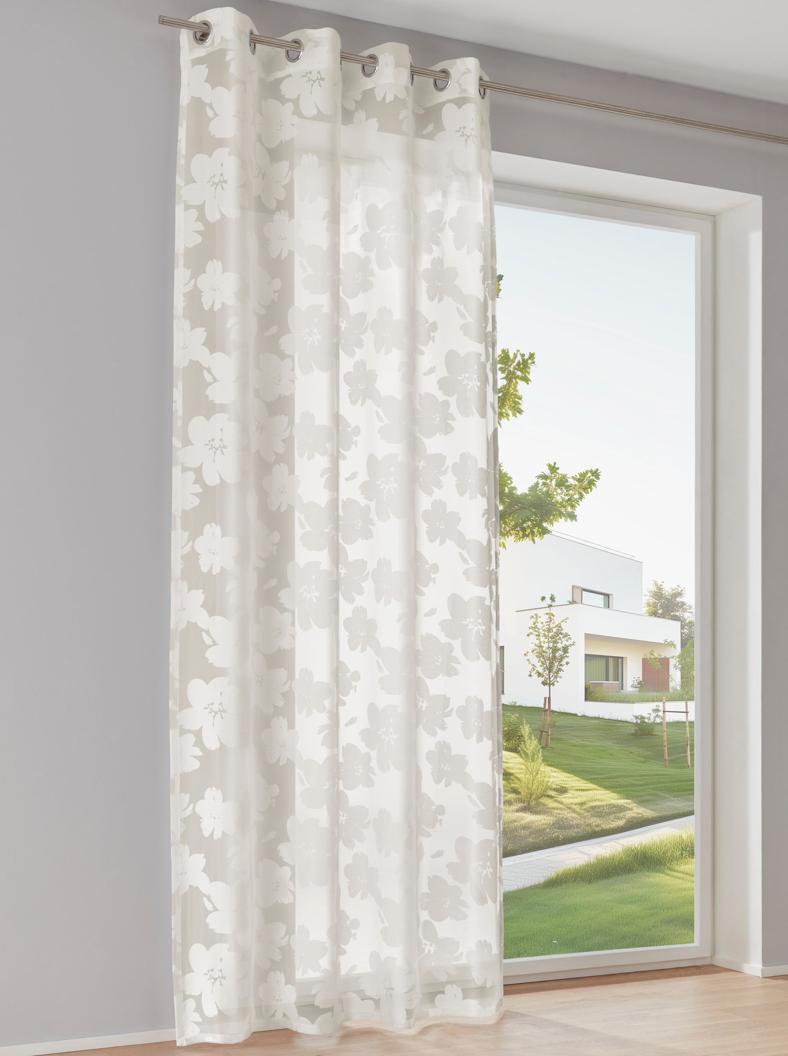 heine home Decoratieve vitrage - offwhite