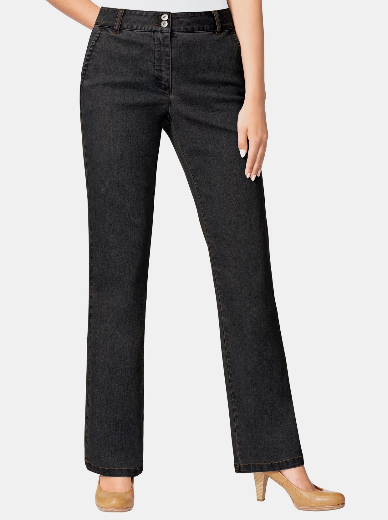 Stretch jeans - black denim