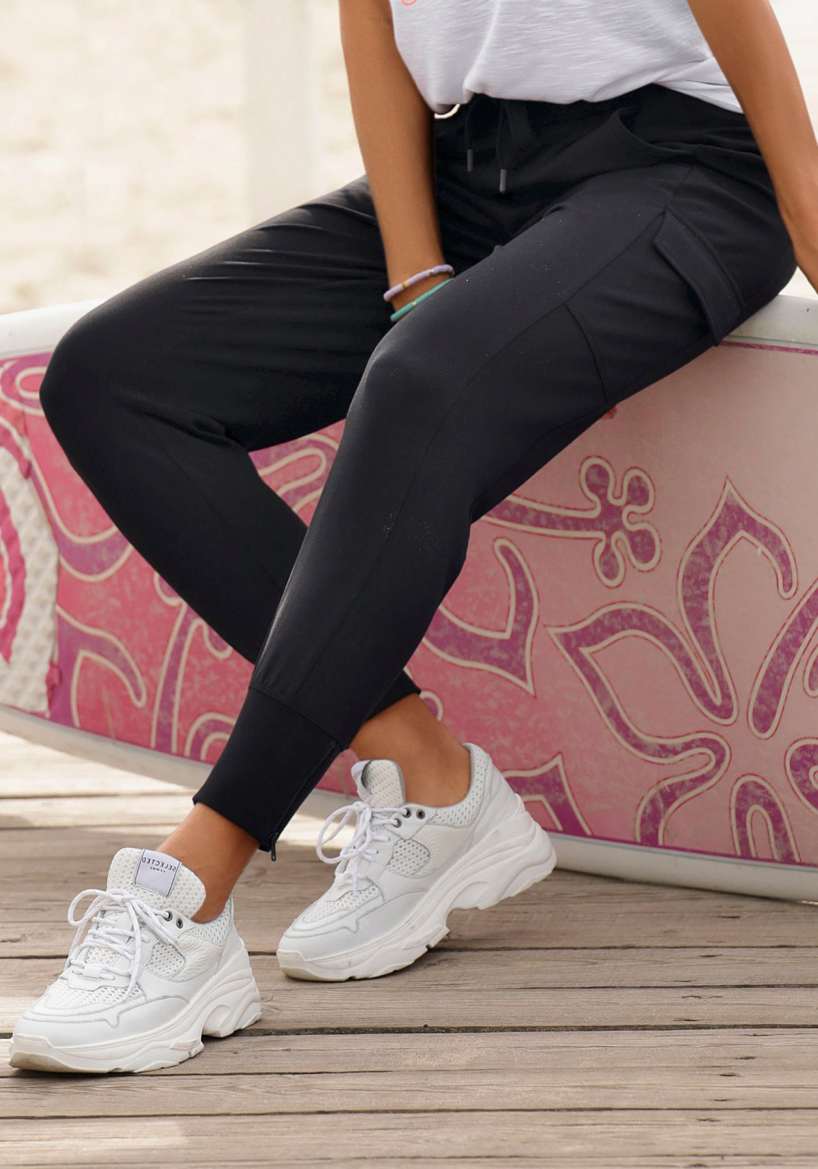 Venice Beach Jogginghose - schwarz