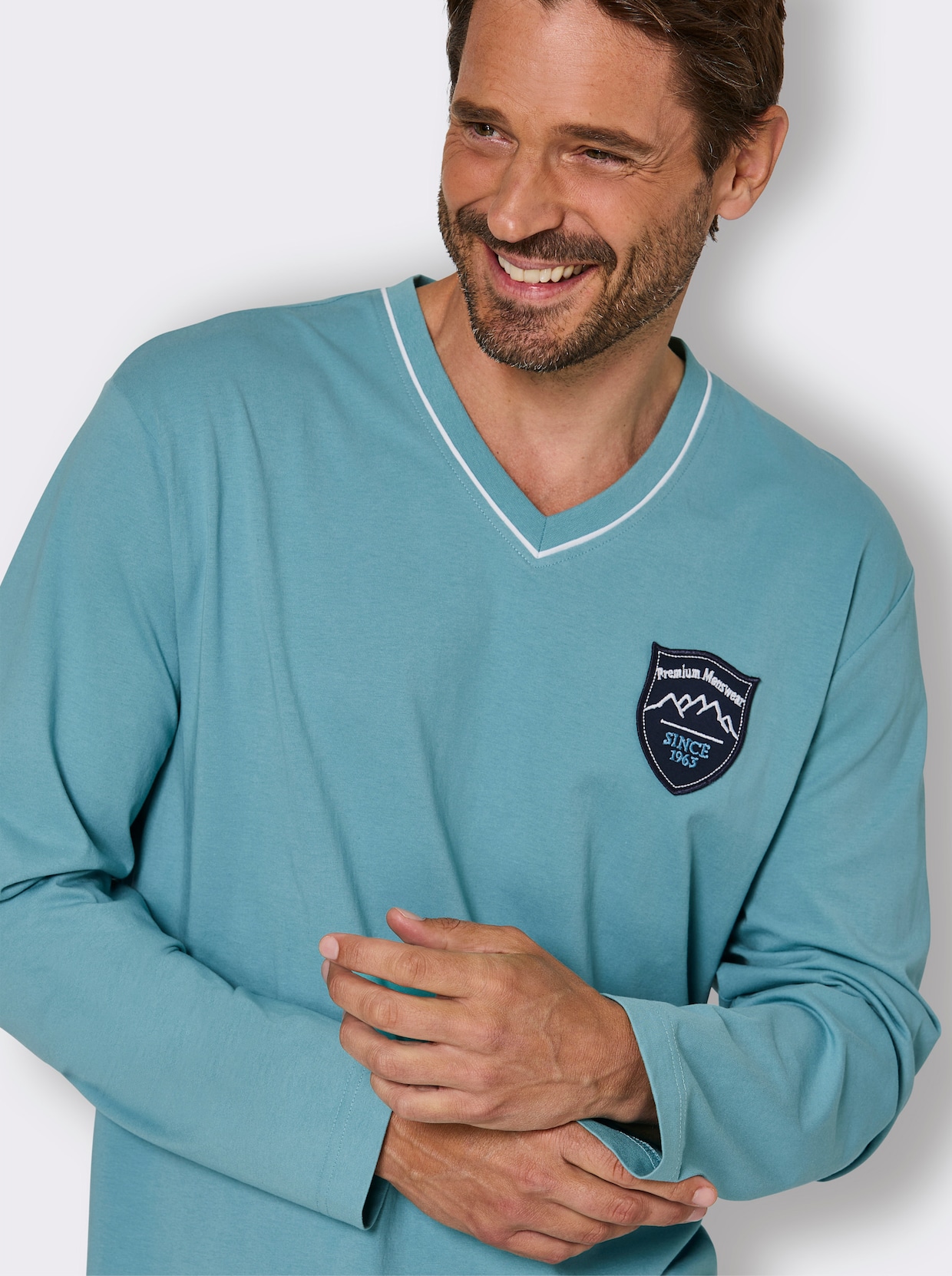 wäschepur men Schlafanzug-Shirt - ozean