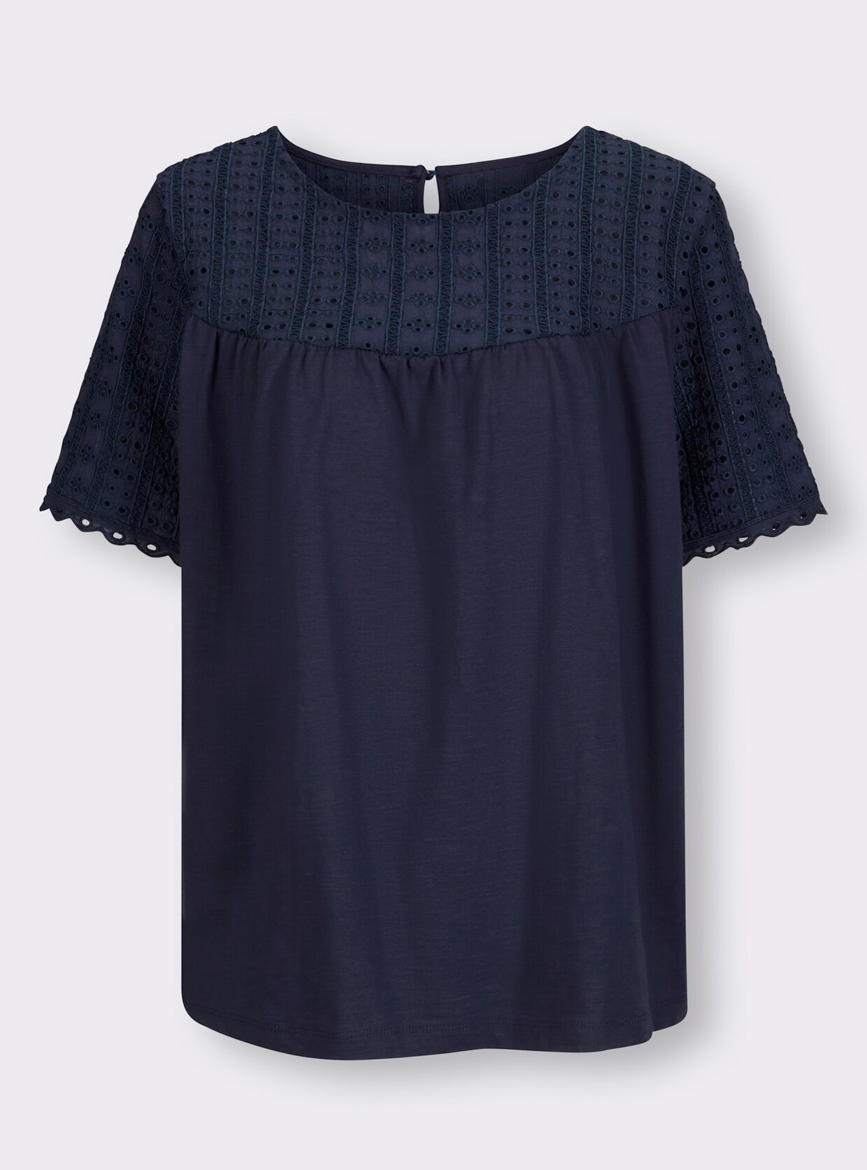 heine Shirt met korte mouwen - marine