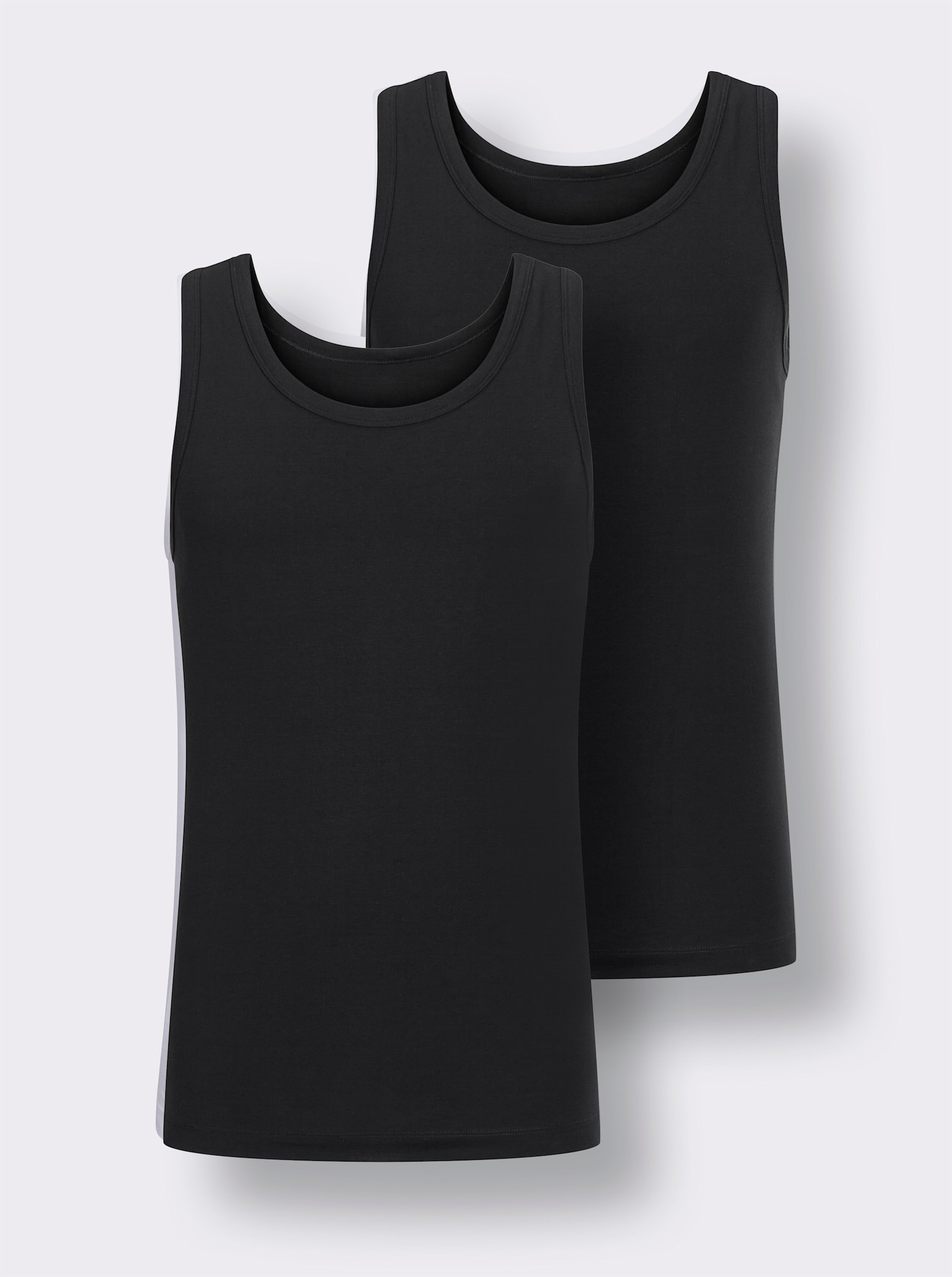 Schiesser Unterhemd - schwarz