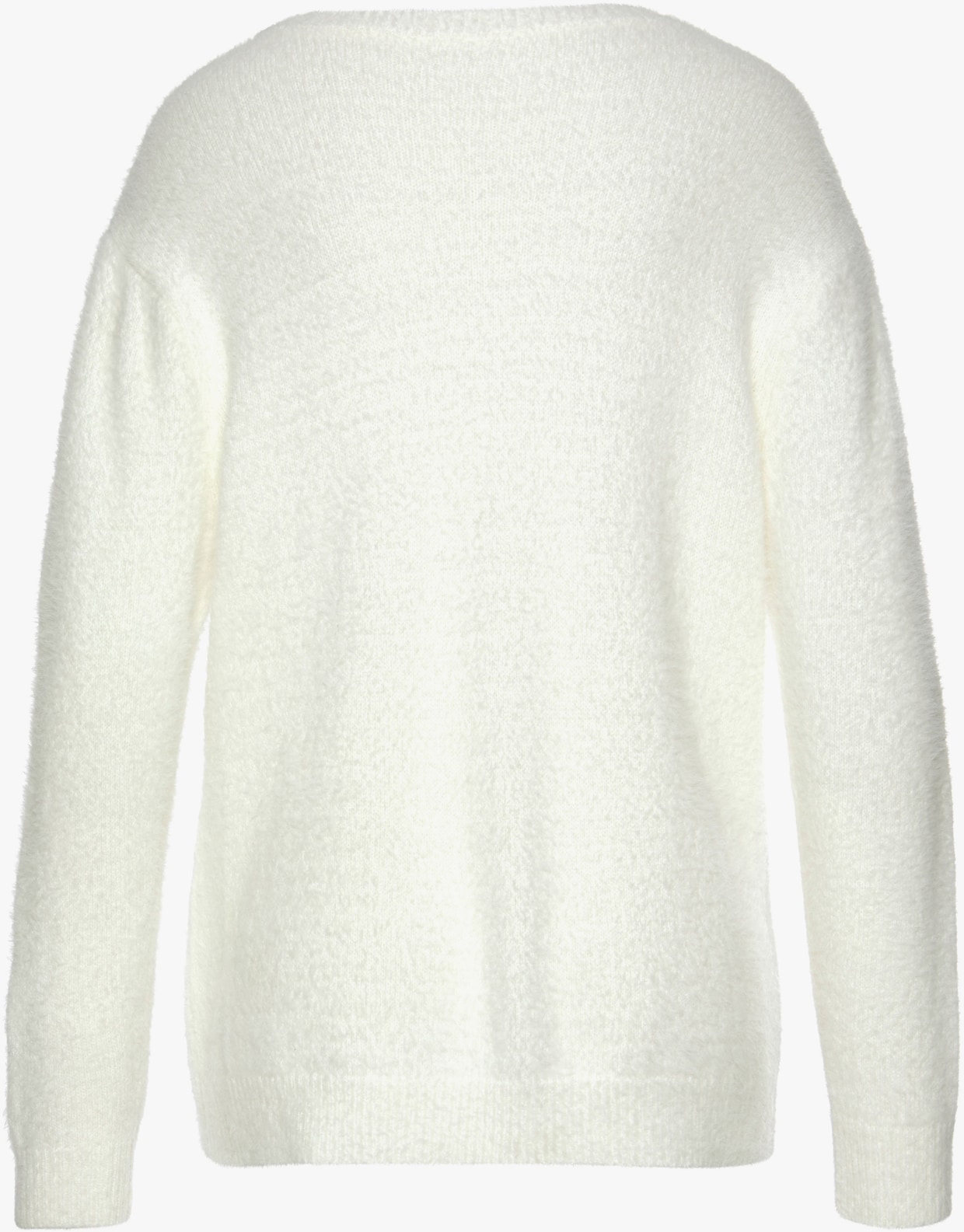 LASCANA Pullover met ronde hals - natuurlijk wit