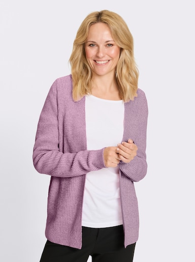 Strickjacke - orchidee-ecru-meliert