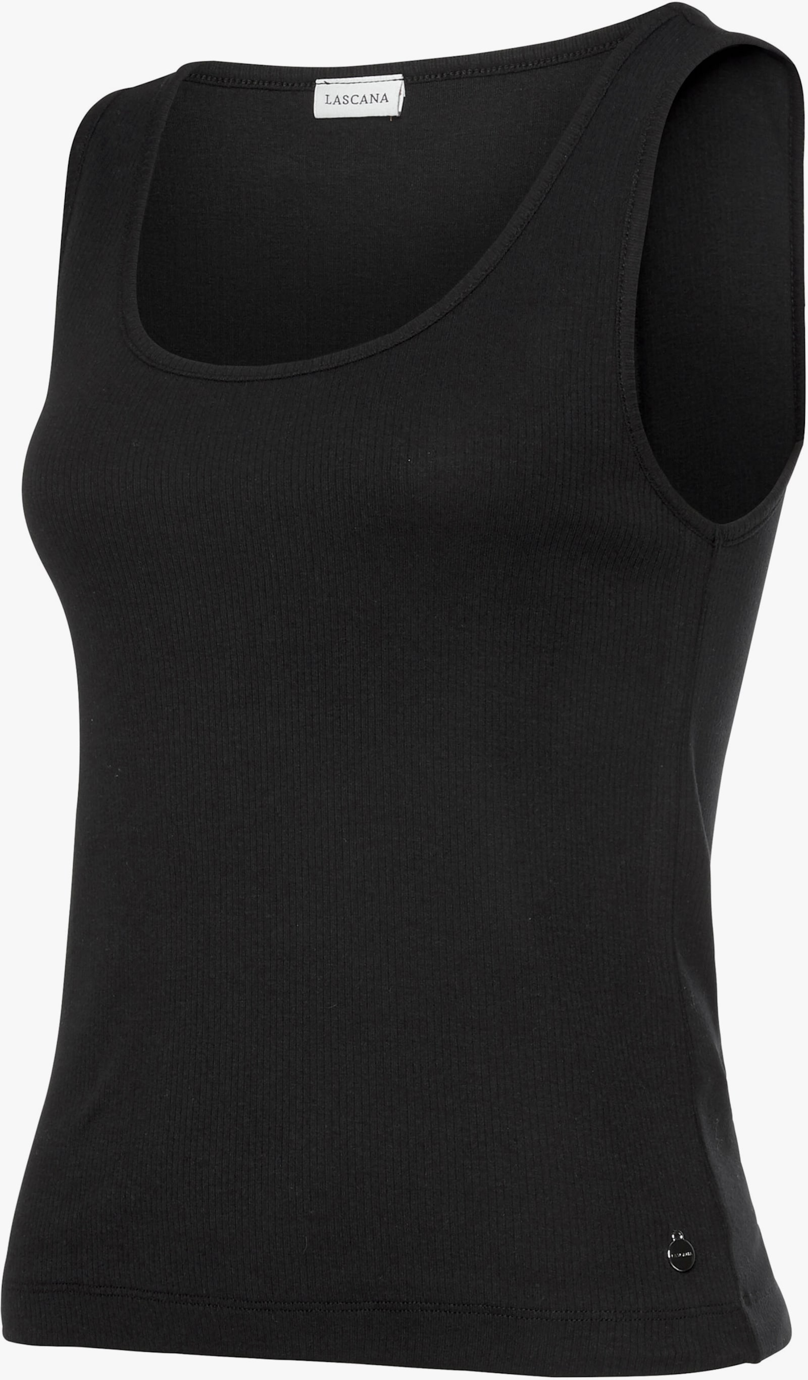 LASCANA Pyjamaoberteil - schwarz