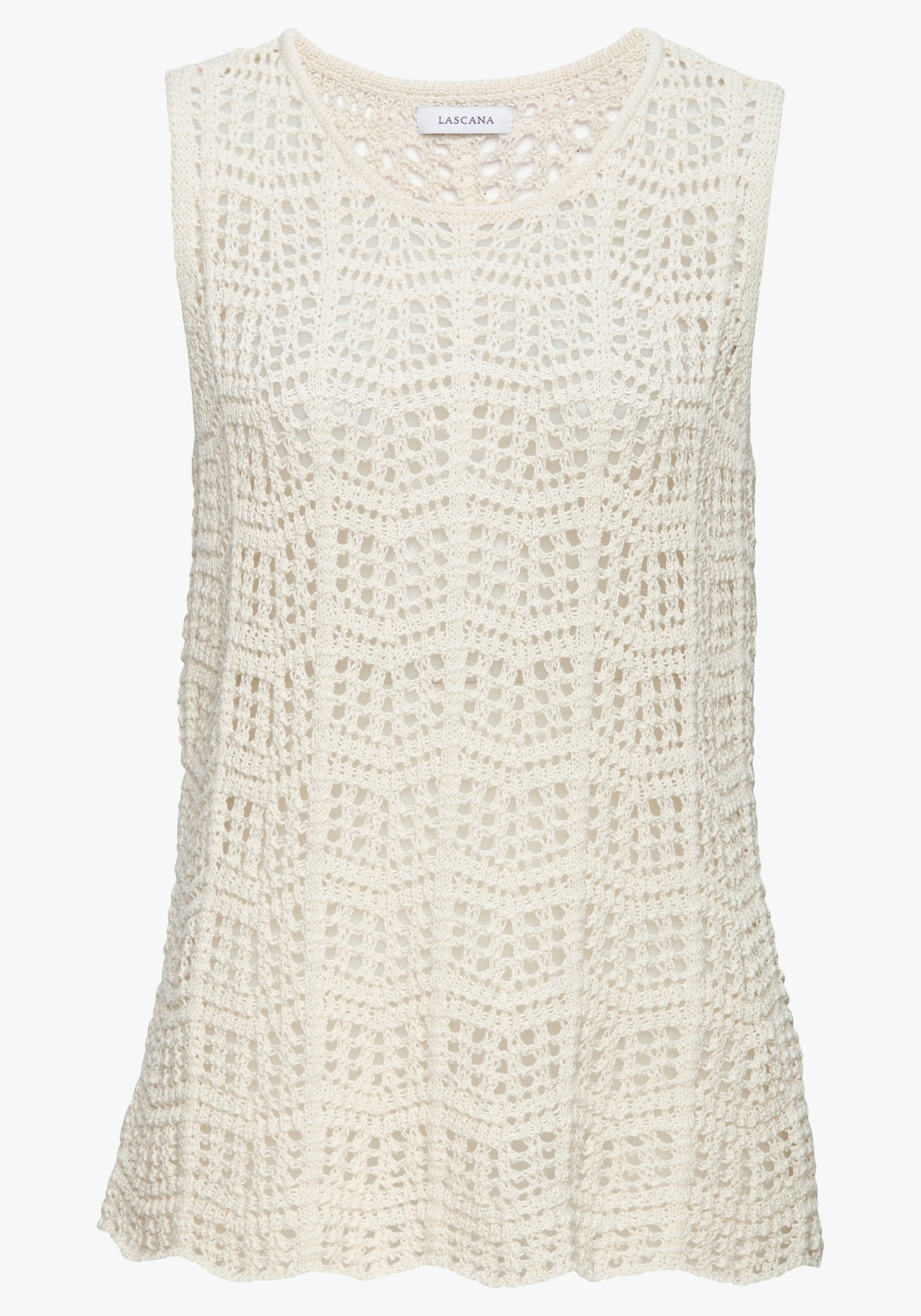 LASCANA Débardeur en tricot - beige
