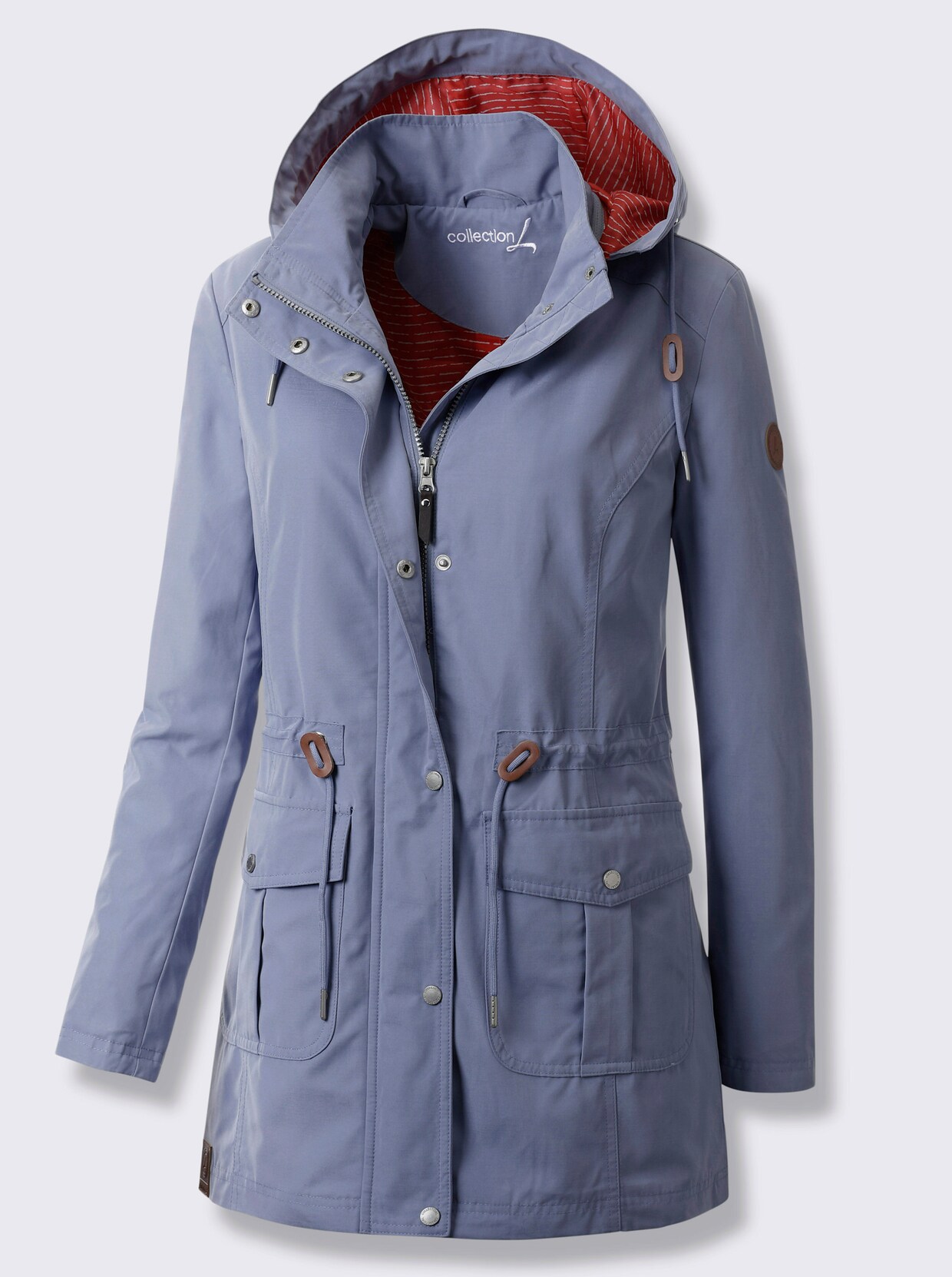 Freizeitjacke - taubenblau