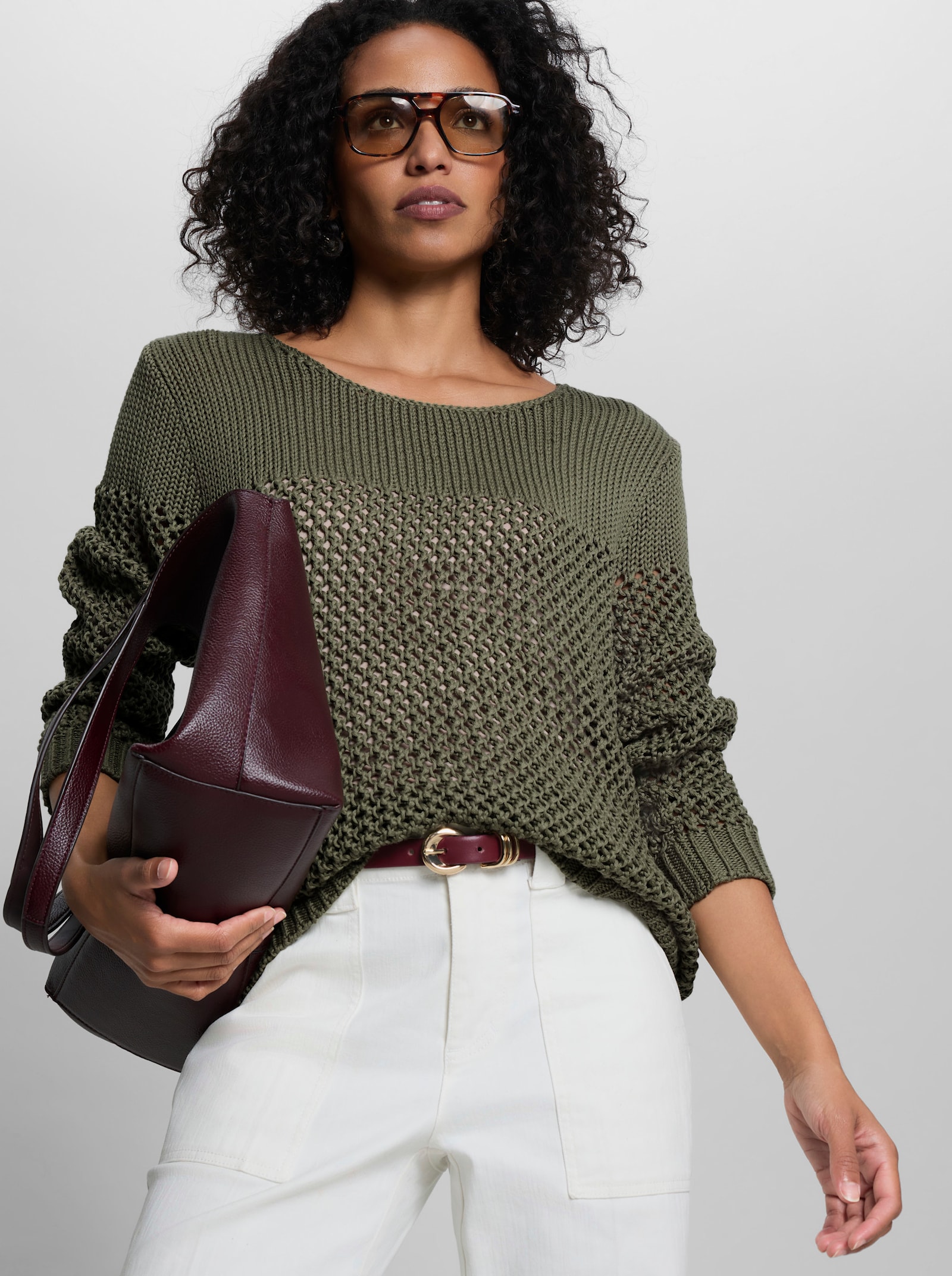 heine Pullover - khaki