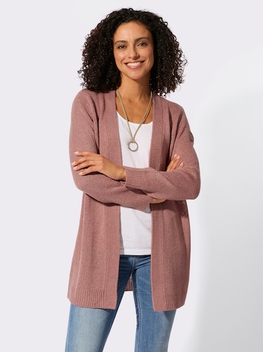 Strickjacke - rosenholz