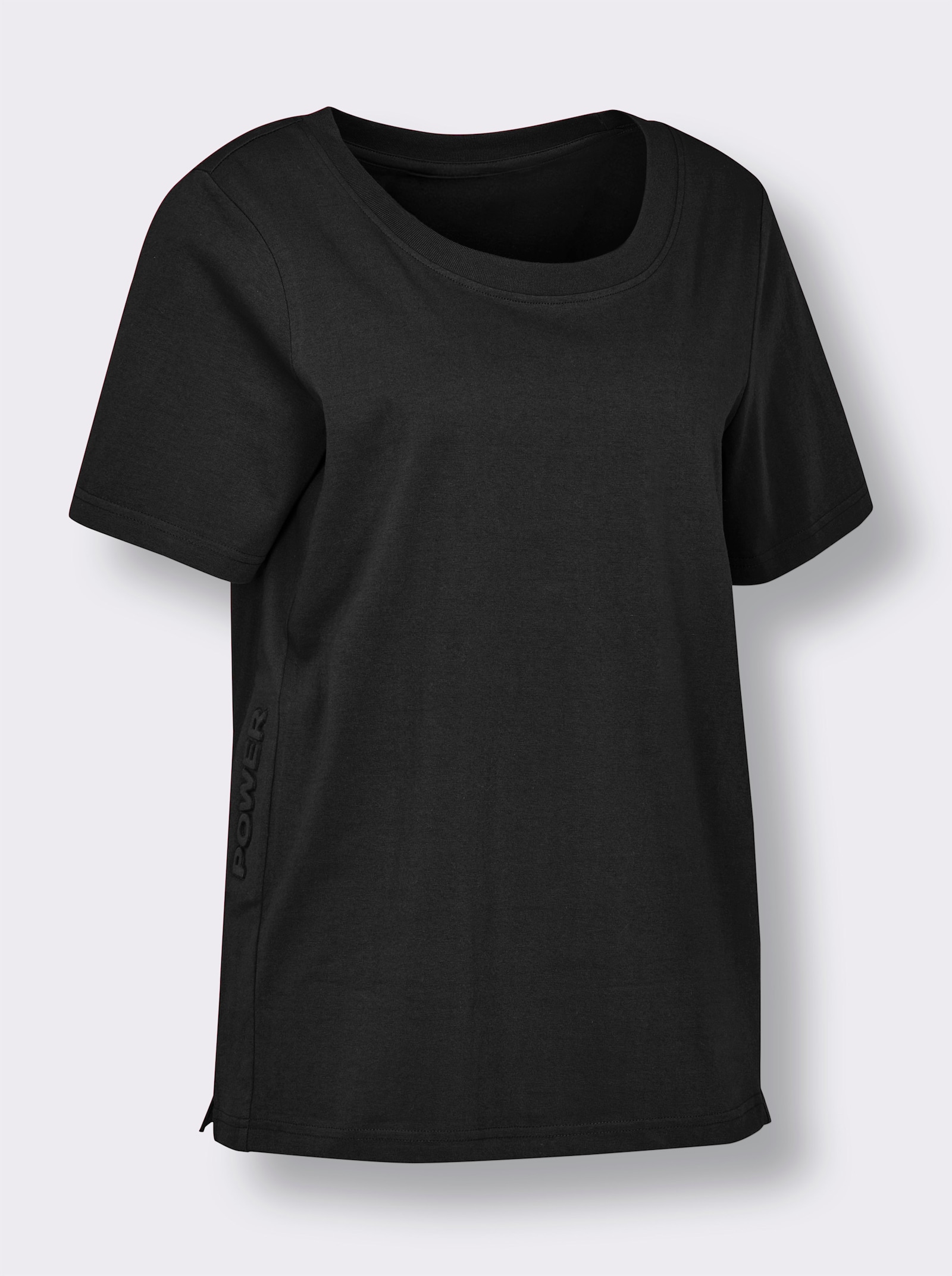 Catamaran Sports Funktionsshirt mit 3D-Schriftzug - schwarz