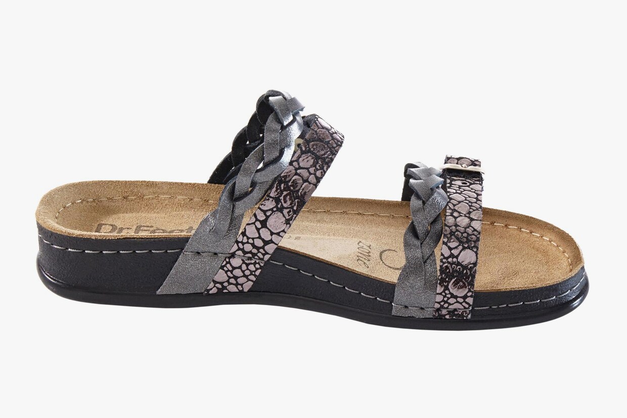 Dr. Feet Pantolette - anthrazit