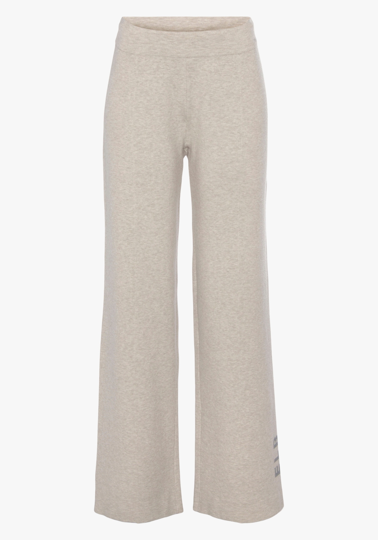 Elbsand Broek van tricot - lichtgrijs