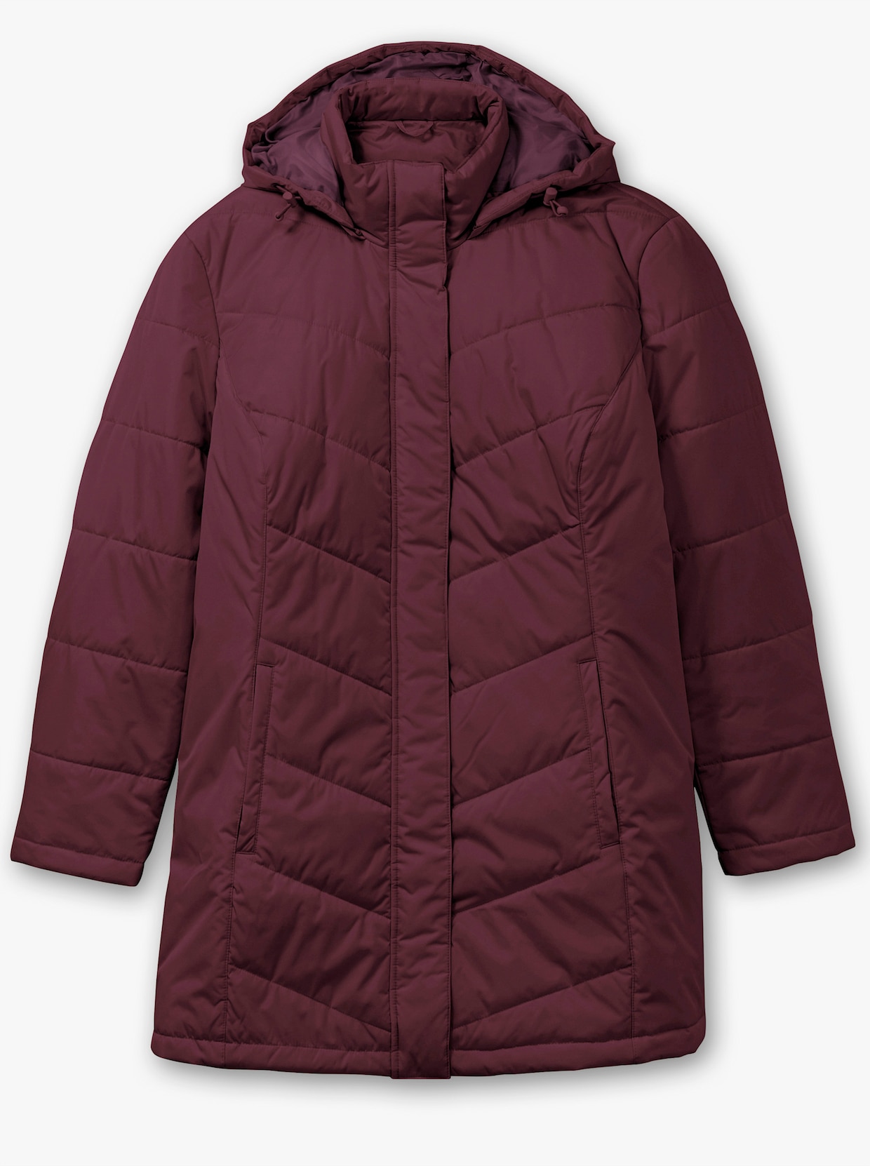 Longjacke - bordeaux