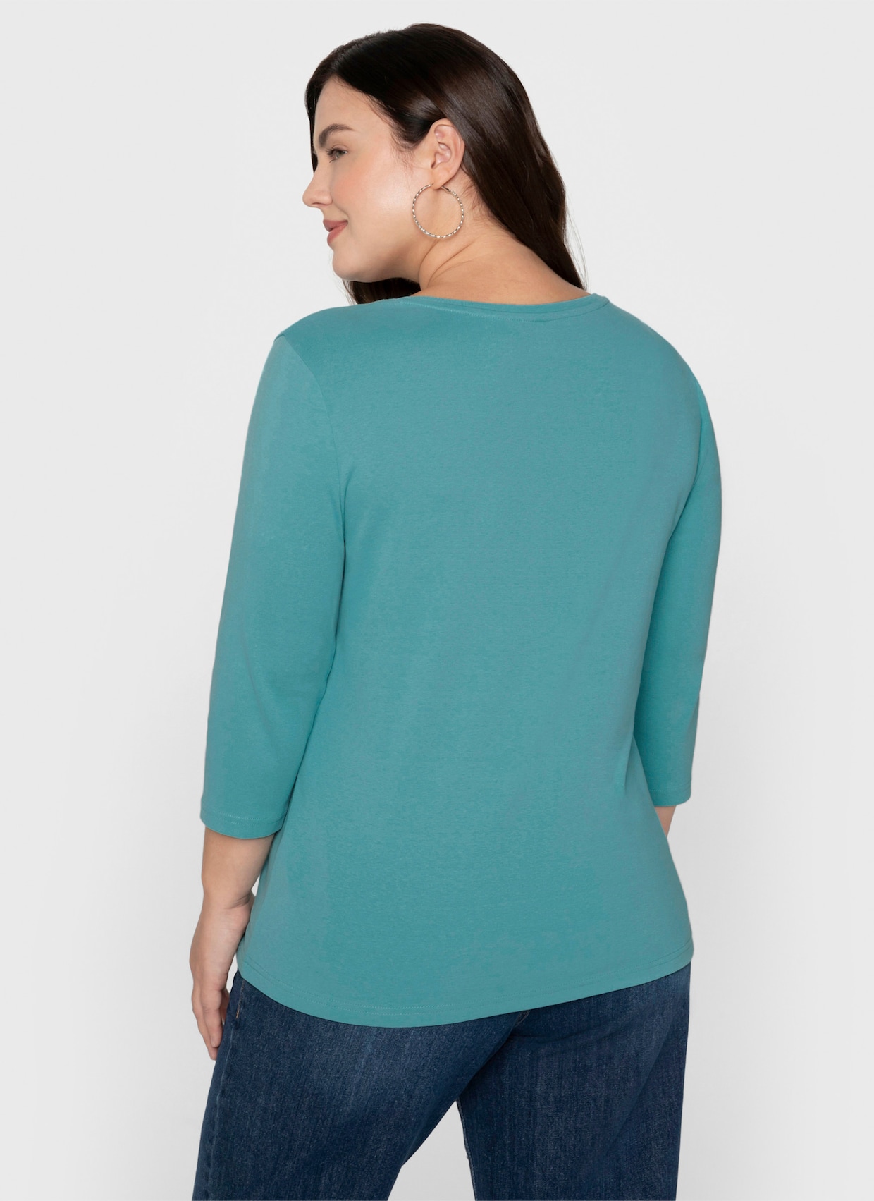 Sheego Shirt - aqua