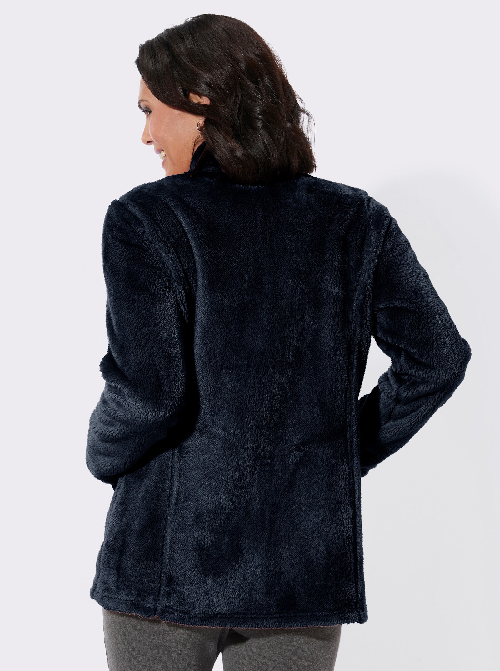 Wendejacke mit Wende-Funktion - eisblau-marine