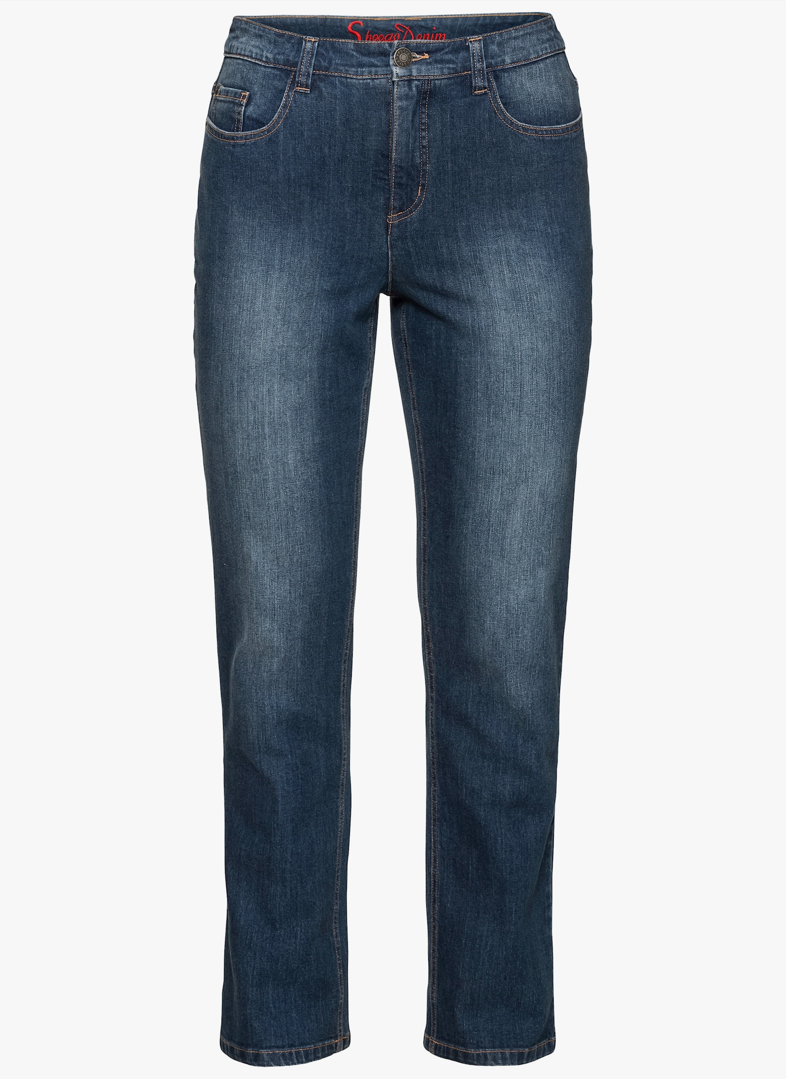 sheego Shaping jeans in recht model - blue denim