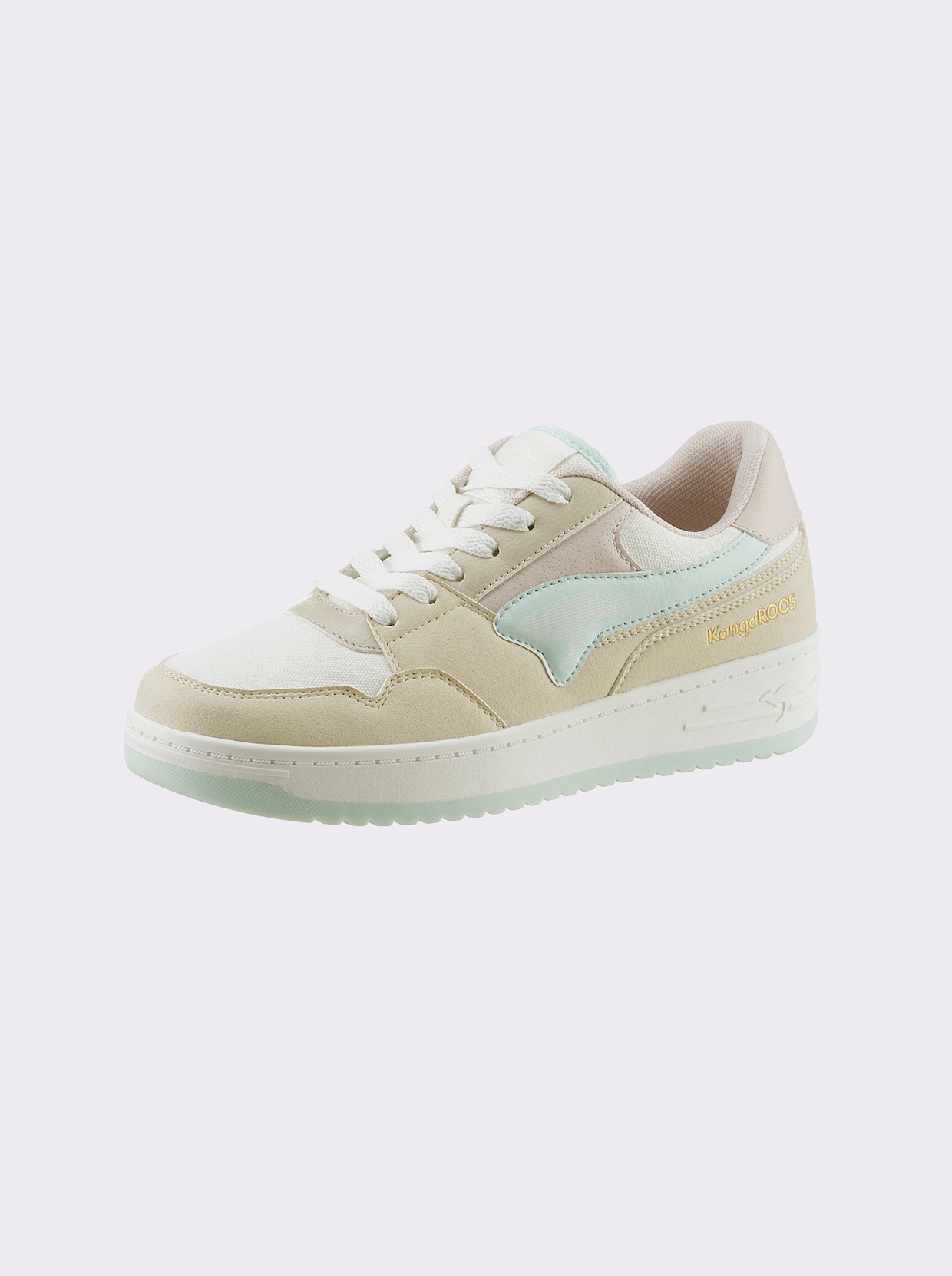 KangaROOS Sneaker - beige/mint