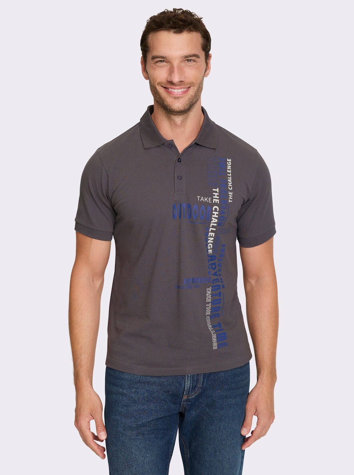Catamaran Kurzarmshirt - anthrazit